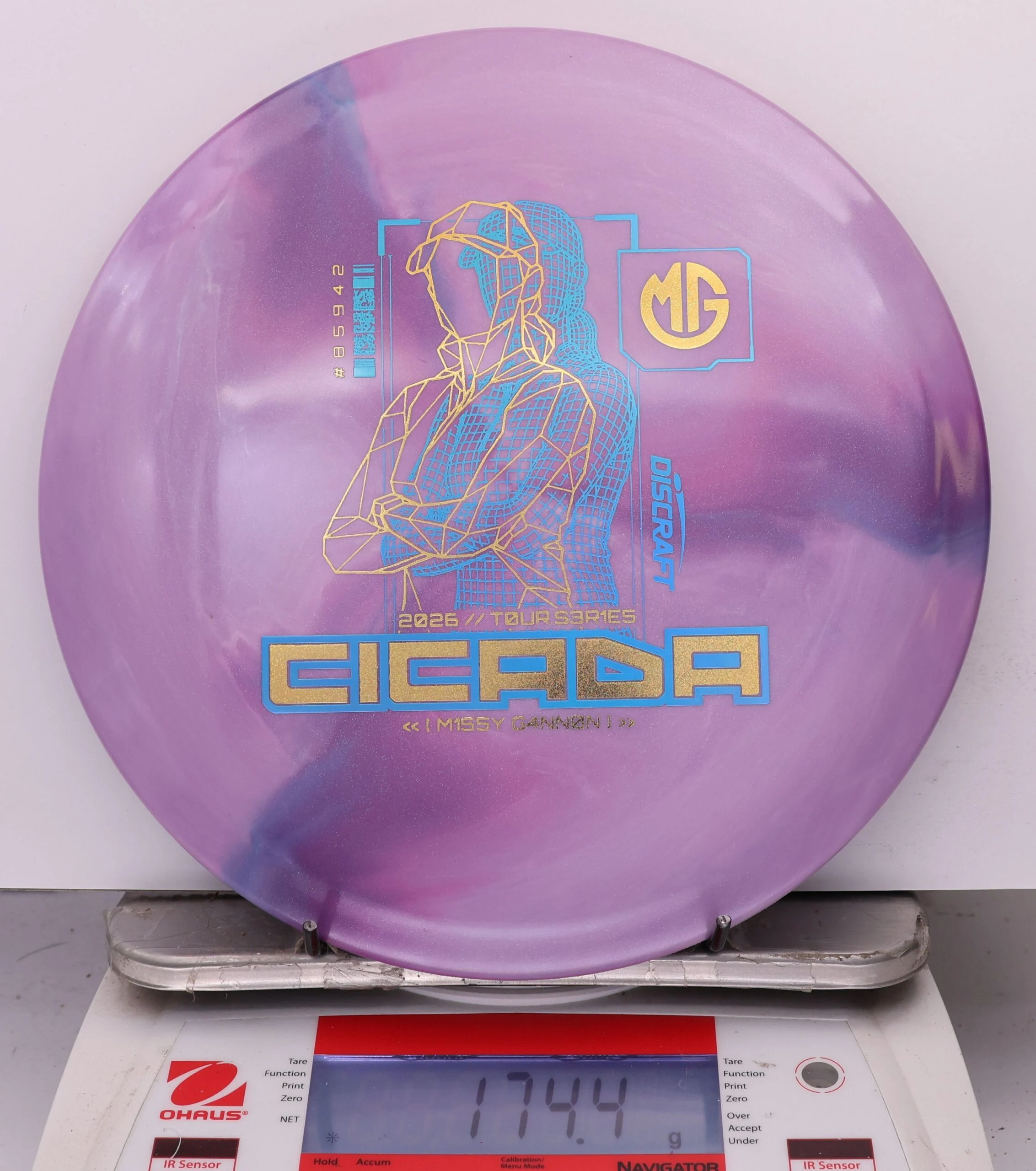 1009553 Big Z Titanium Cicada, Missy Gannon 2026 Tour Series V2 - #01 Purple, 174