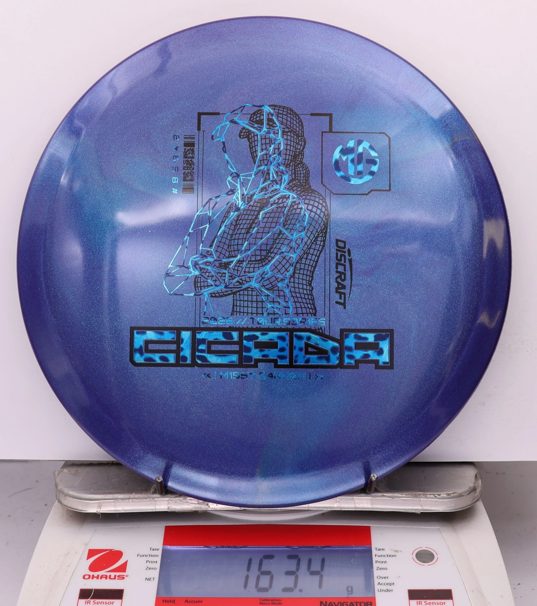 1009591 Big Z Titanium Cicada, Missy Gannon 2026 Tour Series V2 - #07 Blue, 163