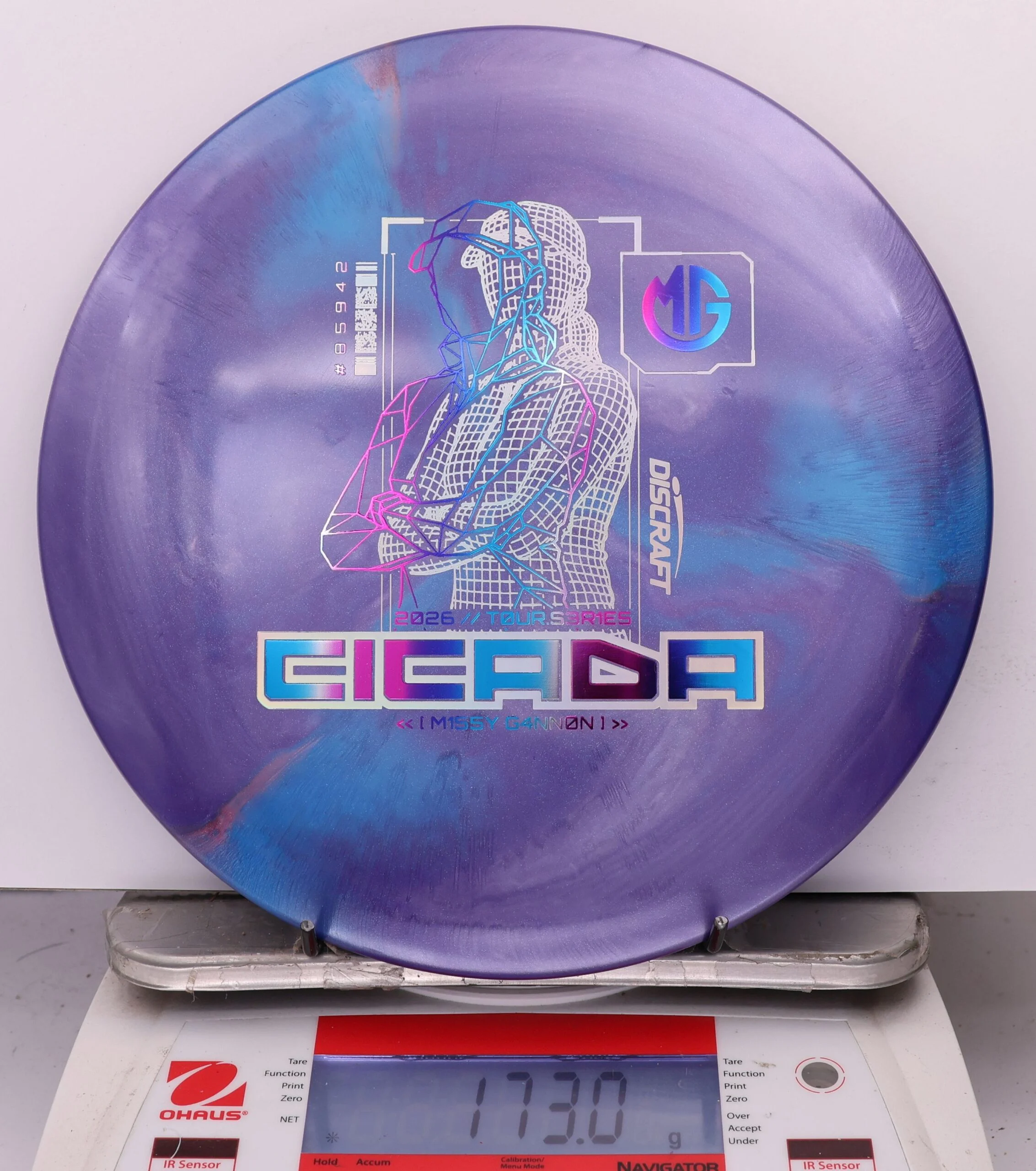 1009592 Big Z Titanium Cicada, Missy Gannon 2026 Tour Series V2 - #08 PurpleBlue, 173