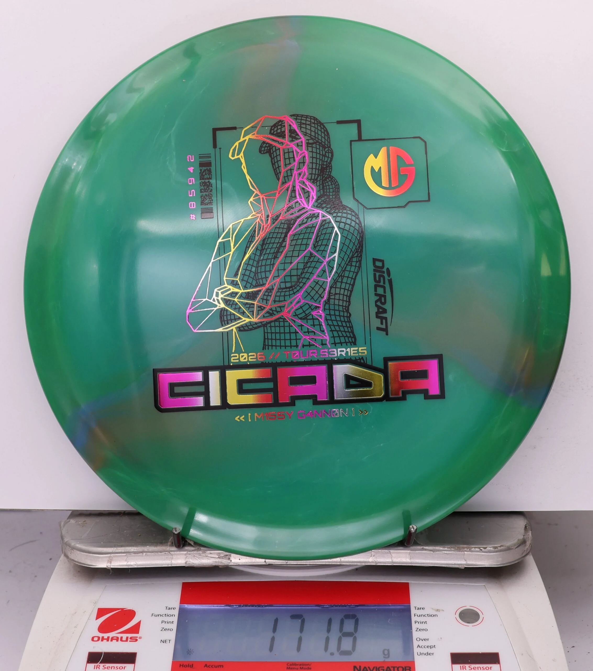 1009610 Big Z Titanium Cicada, Missy Gannon 2026 Tour Series V2 - #12 Green, 172