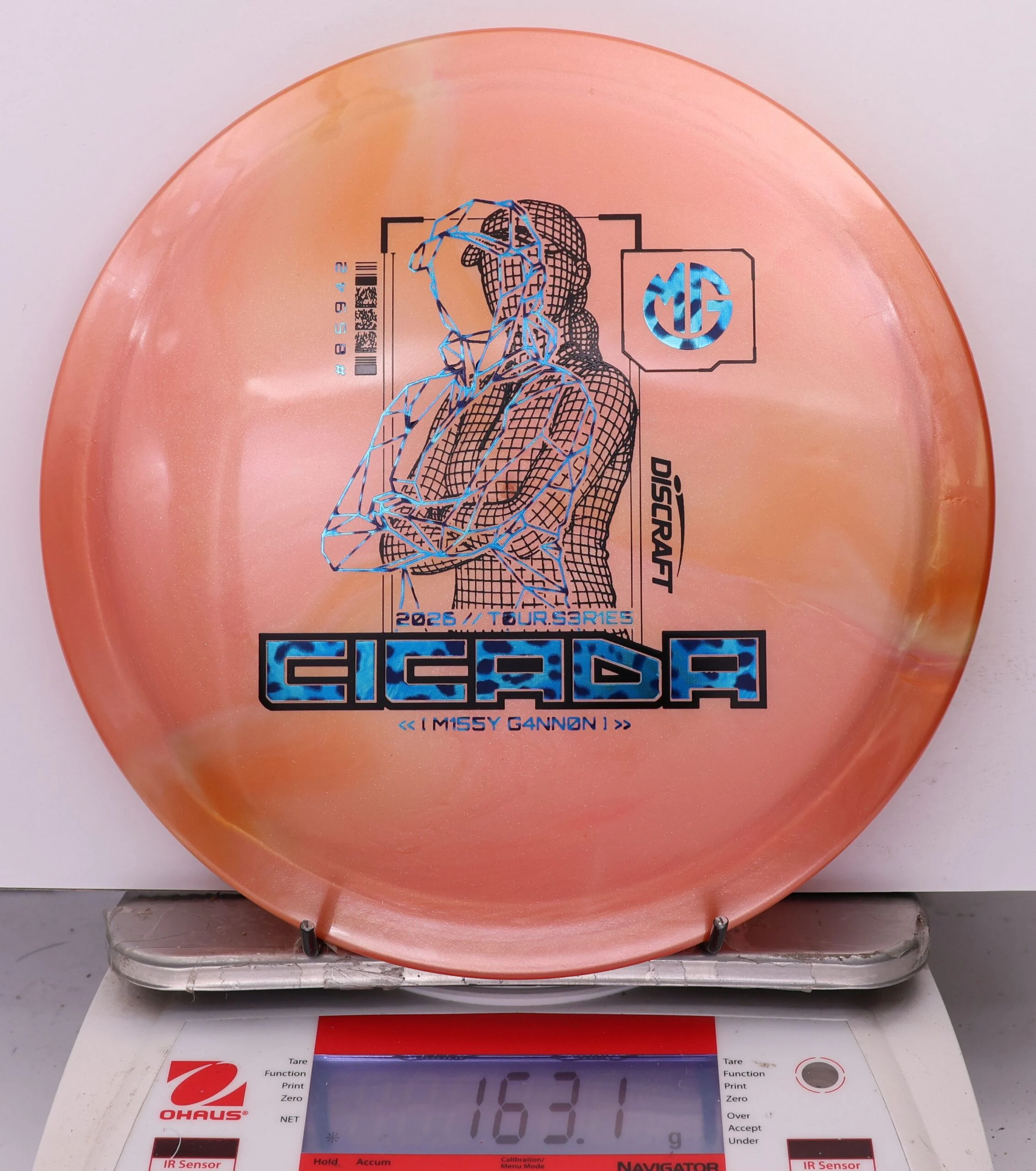 1009611 Big Z Titanium Cicada, Missy Gannon 2026 Tour Series V2 - #13 Orange, 163