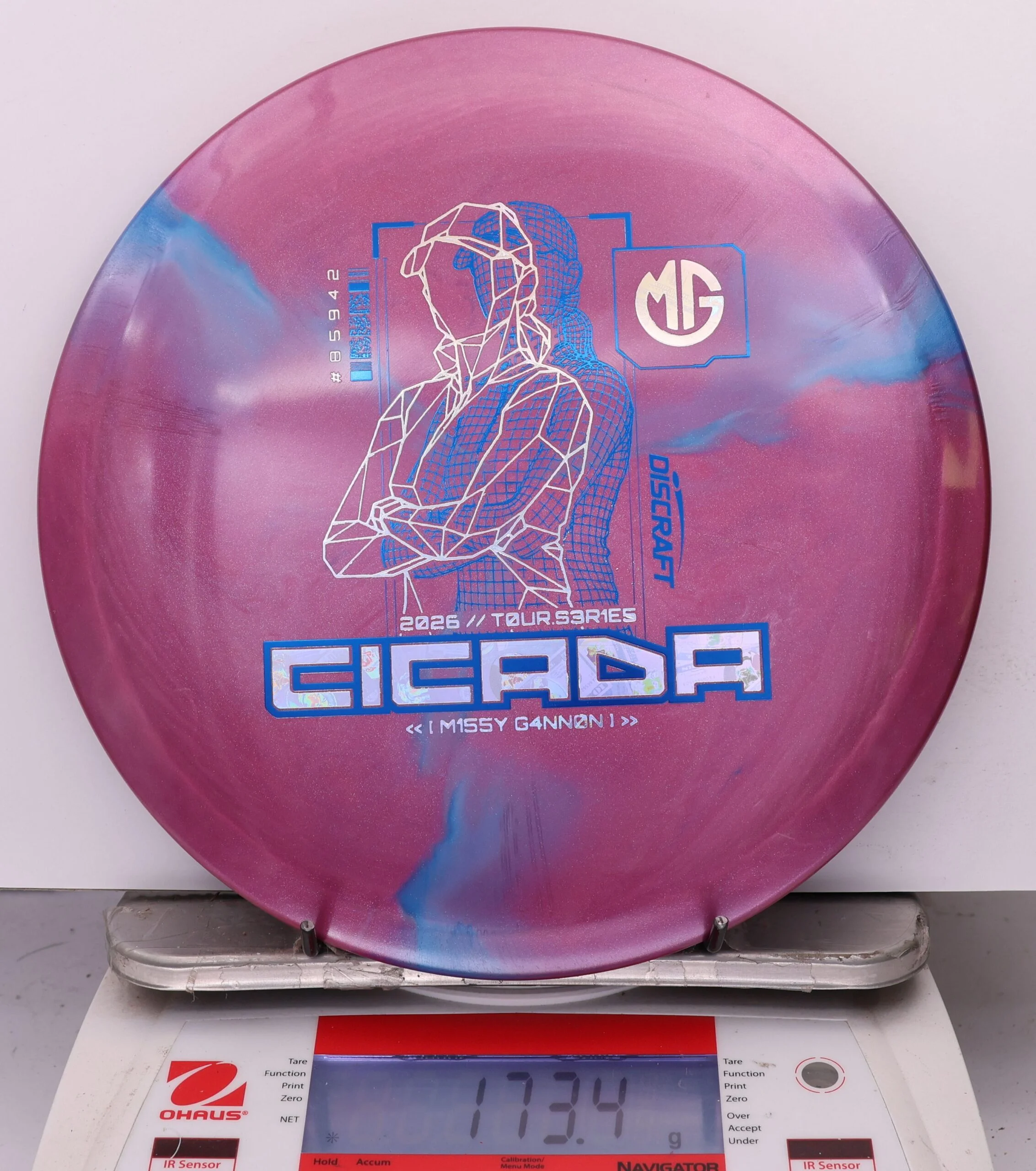 1009613 Big Z Titanium Cicada, Missy Gannon 2026 Tour Series V2 - #15 MagentaBlue, 173