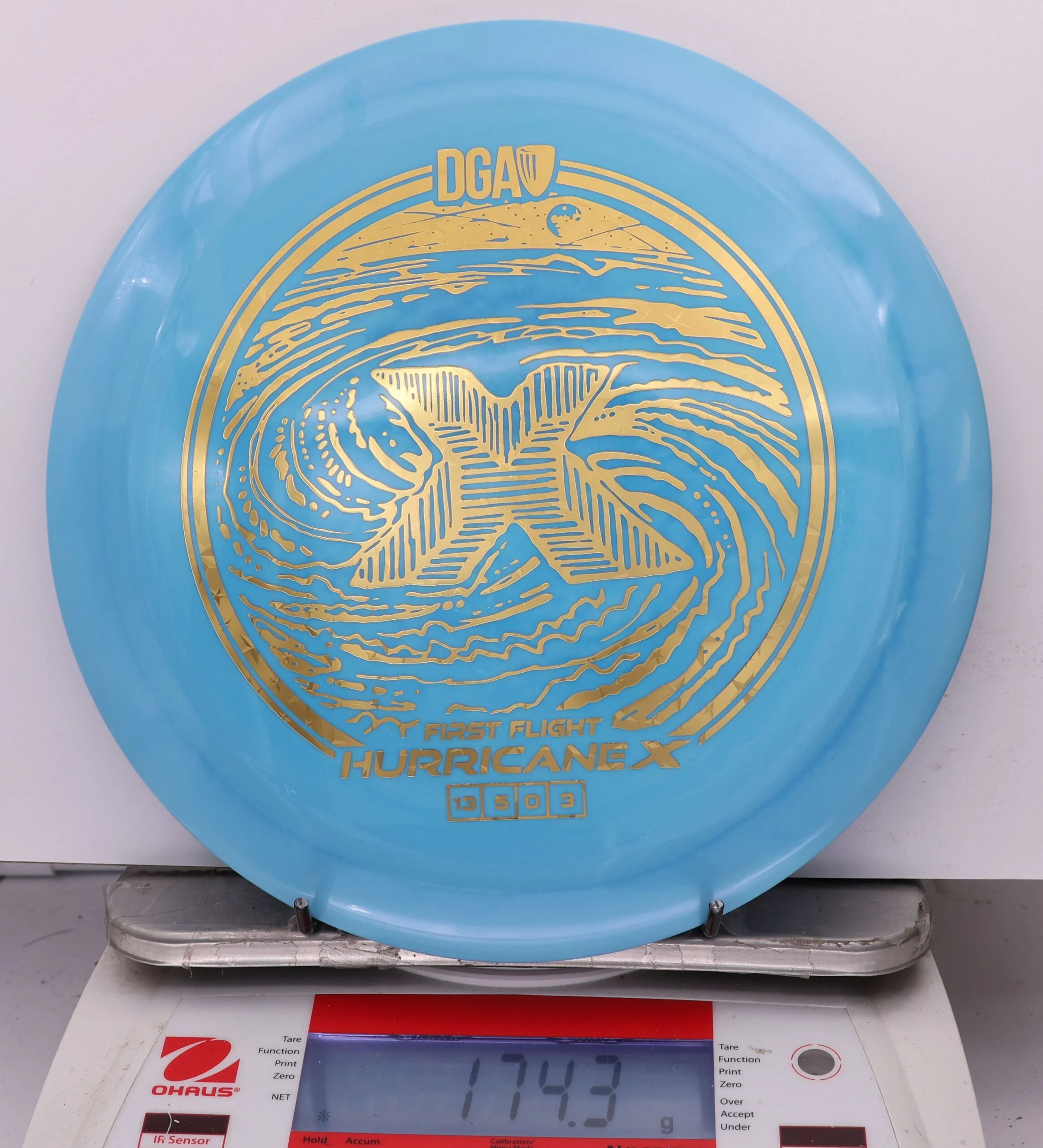 1010483 Pro Line Swirl Hurricane X, First Run - #12 LtBlue, 174