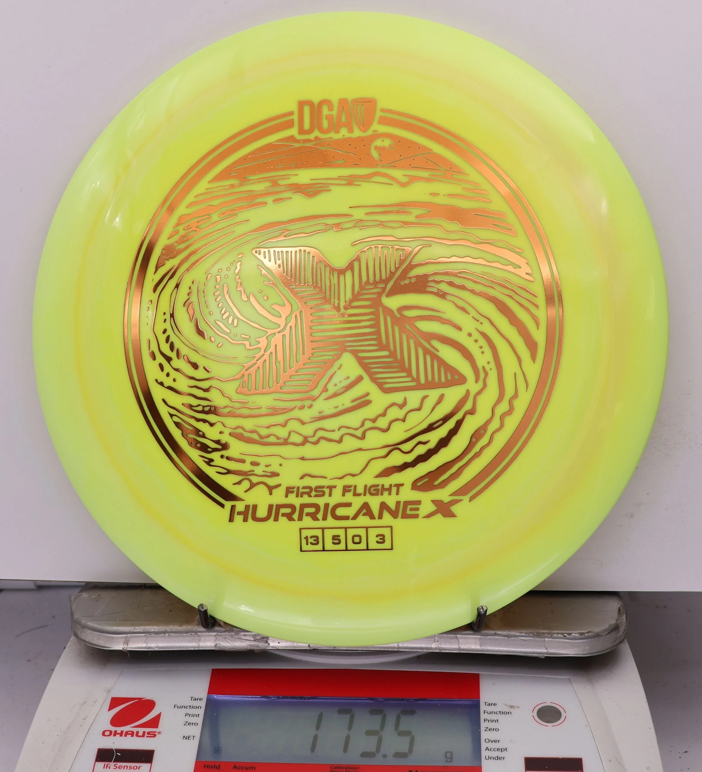 1010486 Pro Line Swirl Hurricane X, First Run - #15 Yellow, 174
