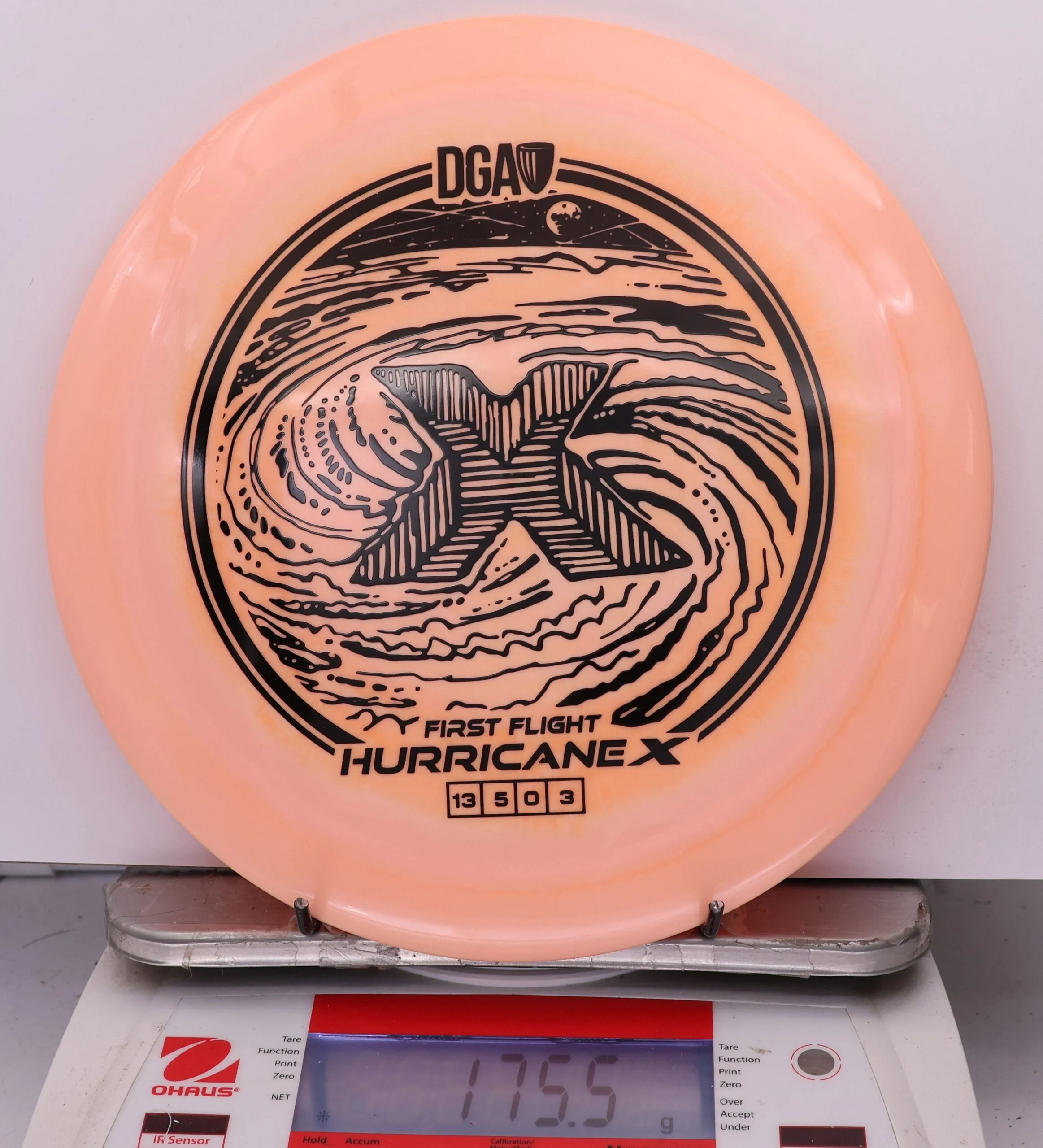 1010487 Pro Line Swirl Hurricane X, First Run - #16 LtOrange, 176