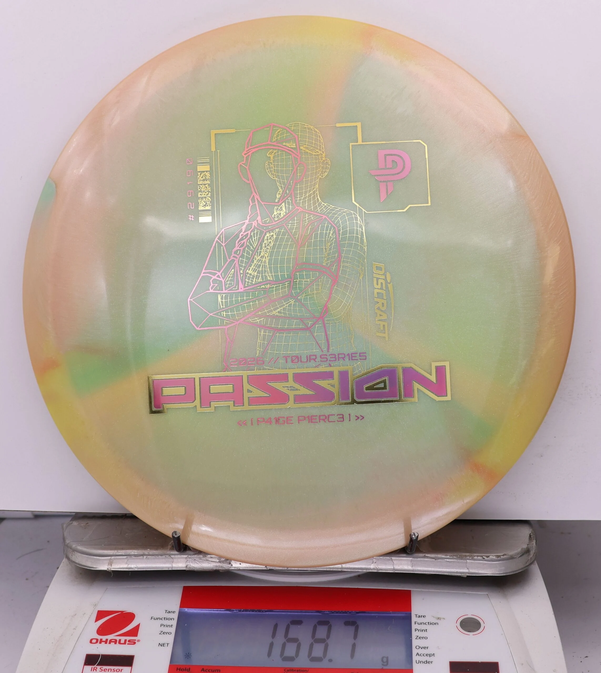 1011297 Big Z Titanium Passion, Paige Pierce 2026 Tour Series V2 - #12 OrangeGreen, 169