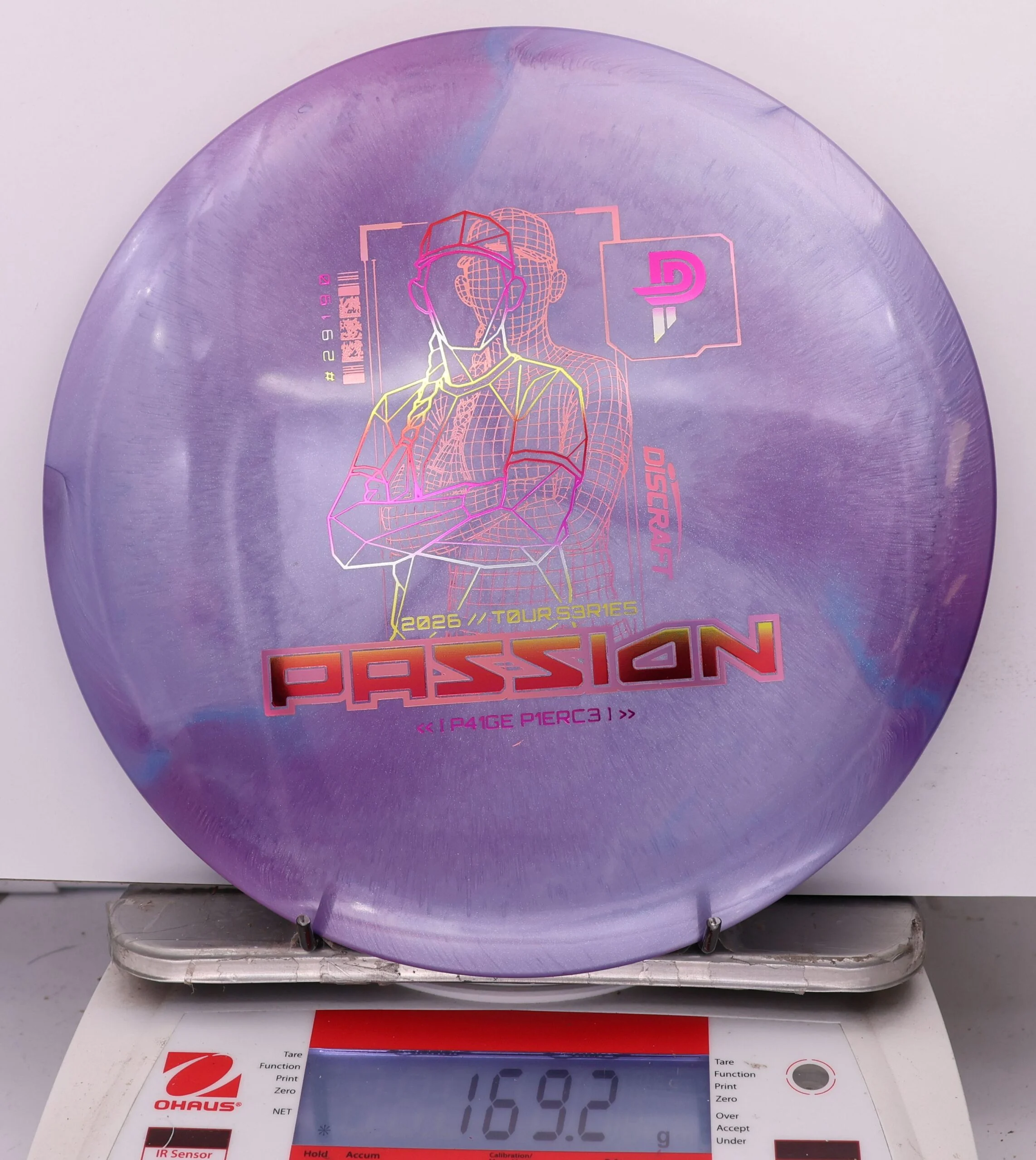 1011300 Big Z Titanium Passion, Paige Pierce 2026 Tour Series V2 - #15 Purple, 169