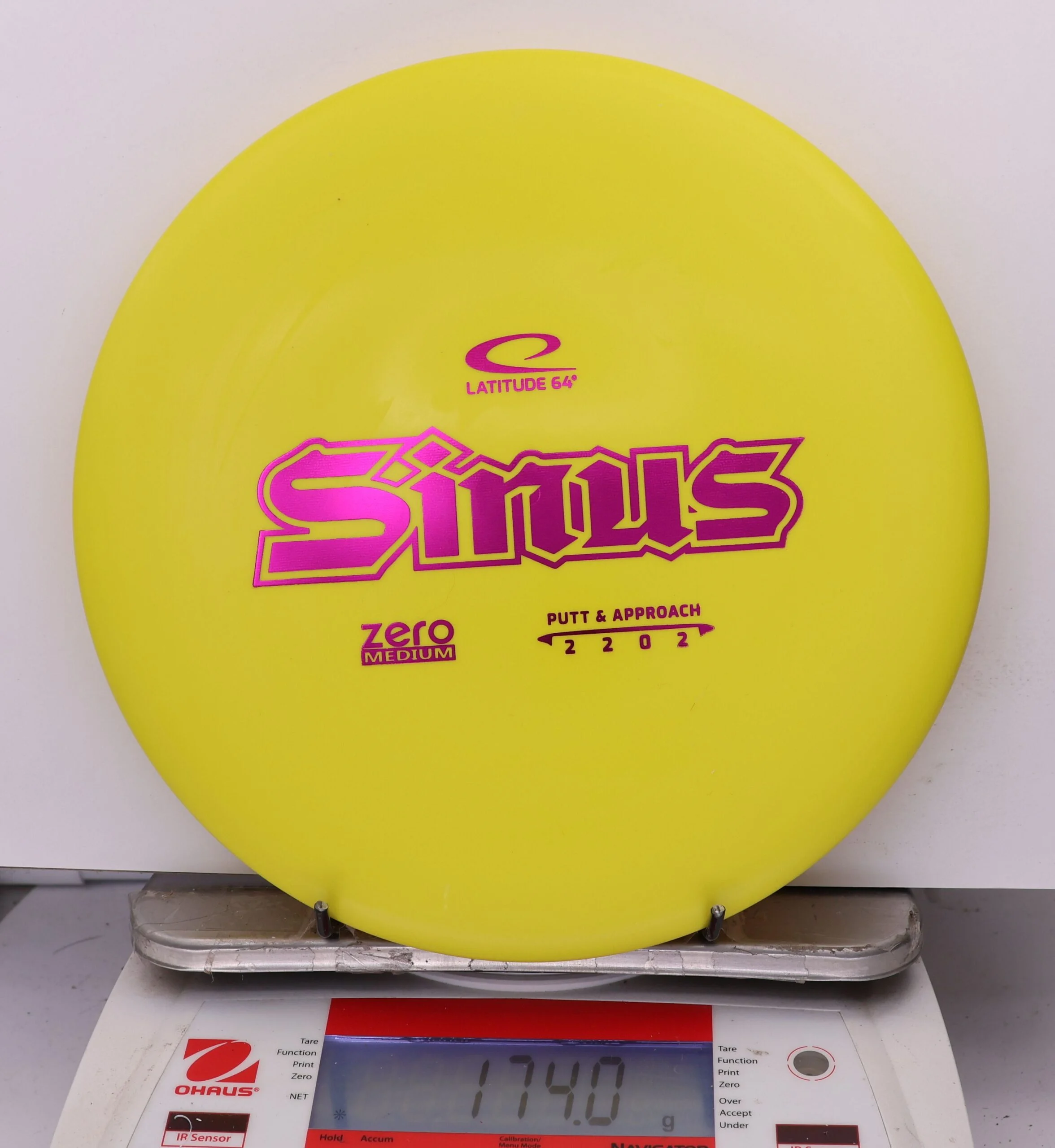 1012208 Zero Medium Sinus, Retooled - #237 Yellow, 174