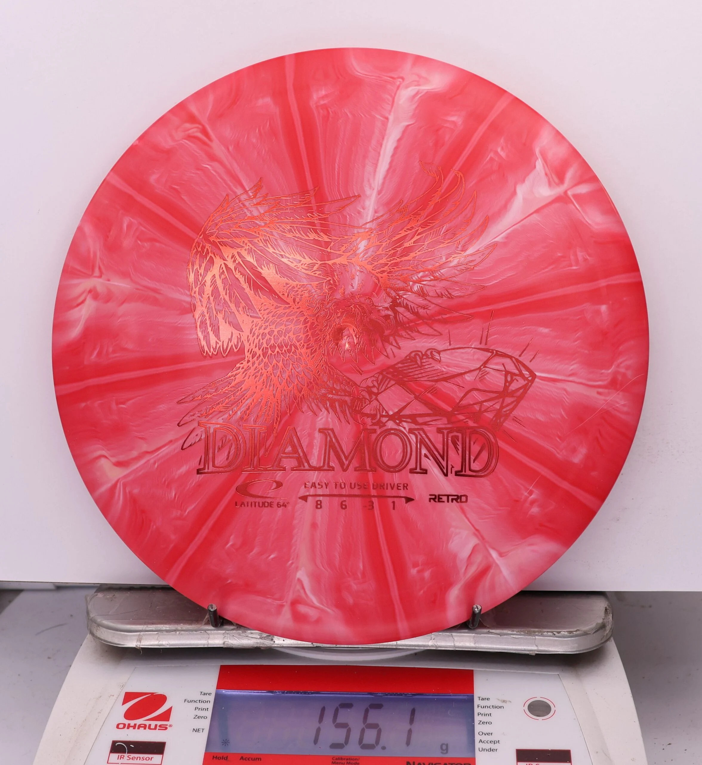 1012224 Retro Burst Diamond - #236 Red, 156