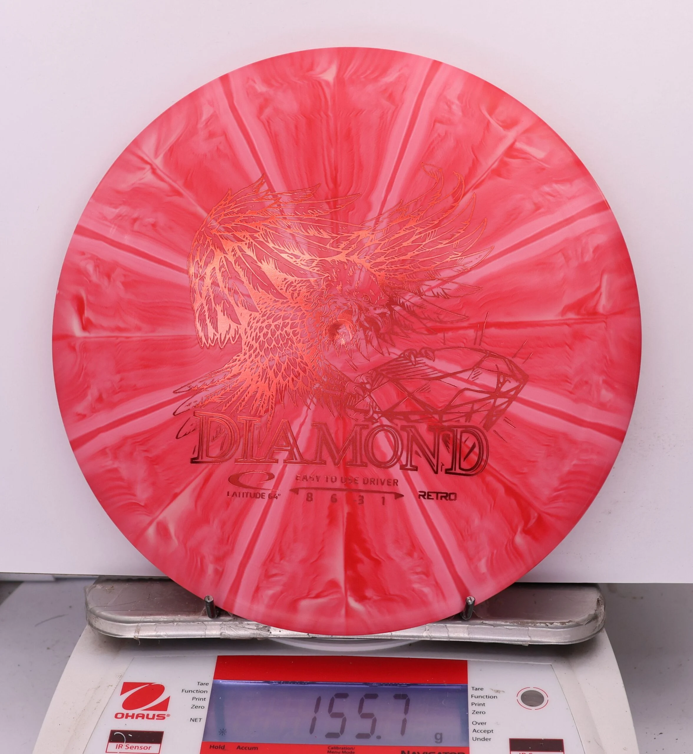 1012227 Retro Burst Diamond - #239 Red, 156