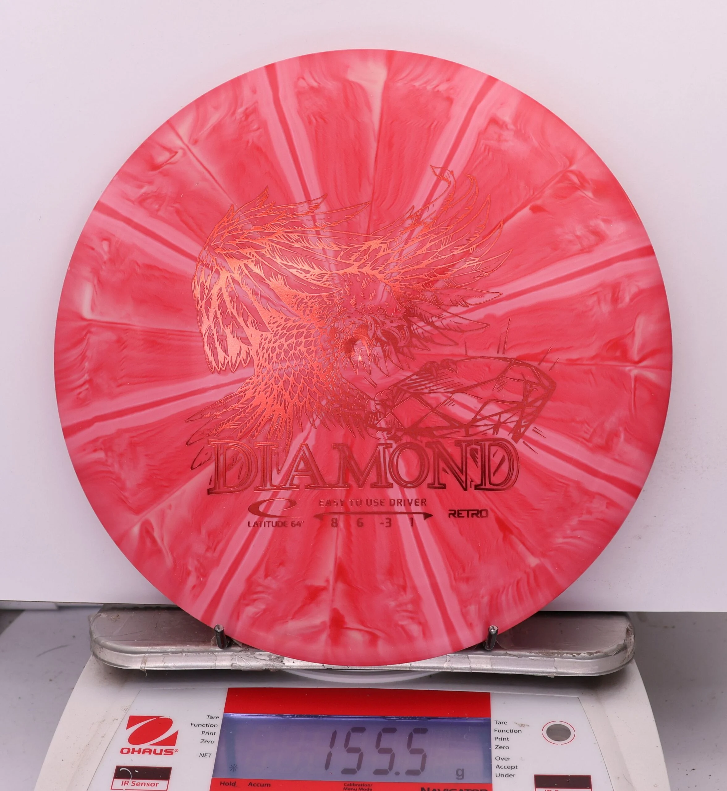 1012228 Retro Burst Diamond - #240 Red, 156