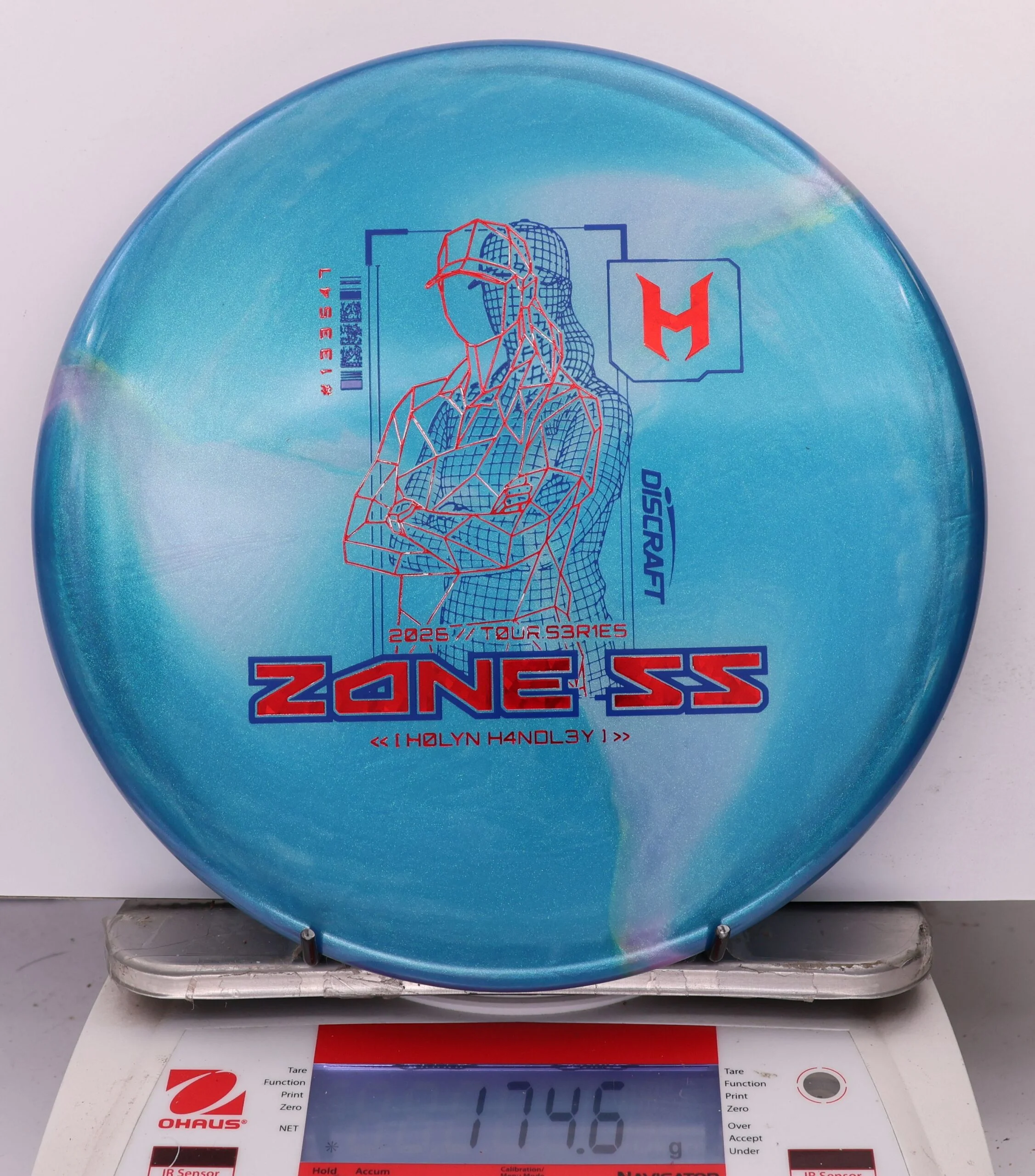 1012582 Big Z Titanium Zone SS, Holyn Handly 2026 Tour Series V2 - #08 Blue, 175