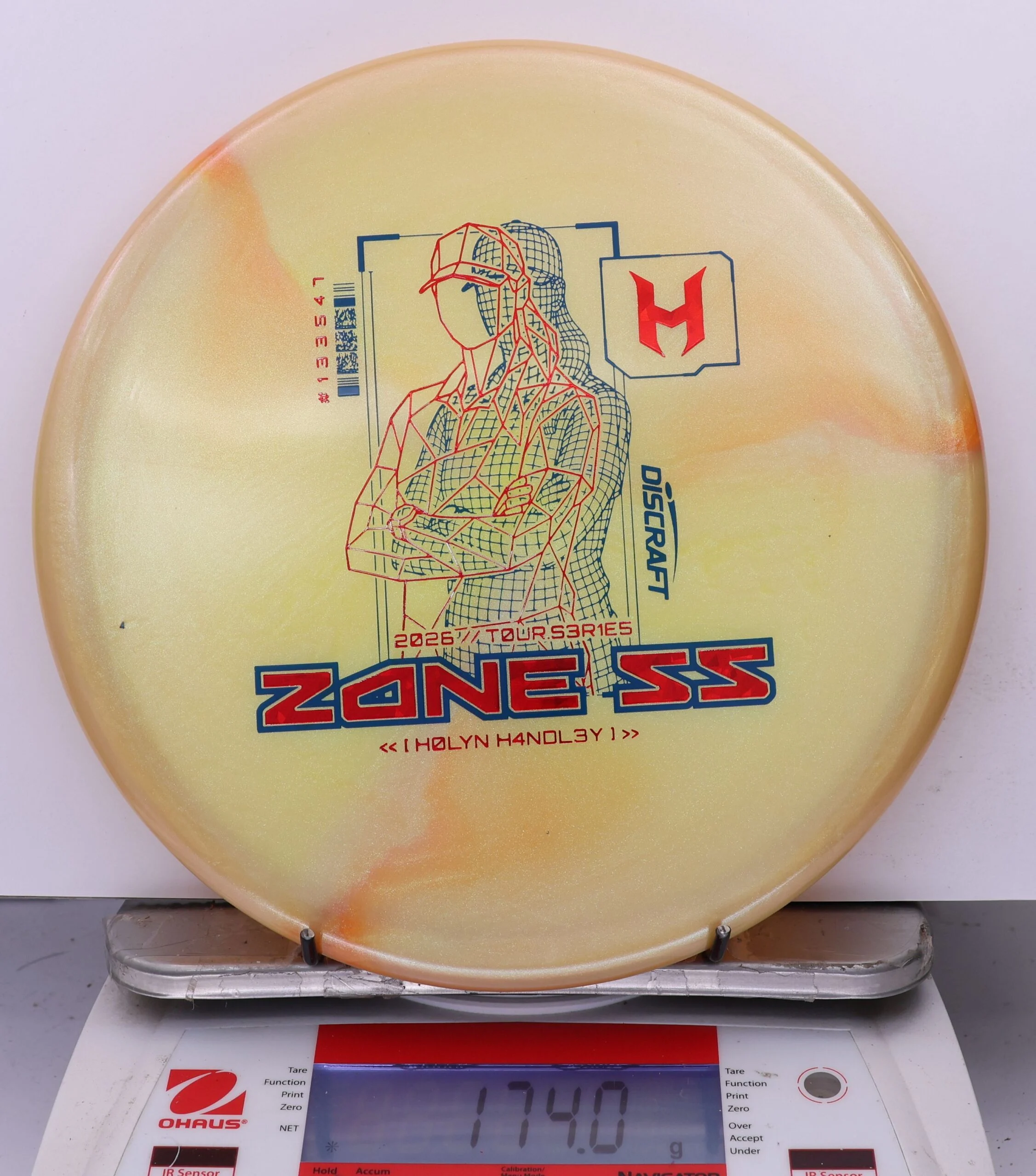 1012611 Big Z Titanium Zone SS, Holyn Handly 2026 Tour Series V2 - #13 LtOrange, 174