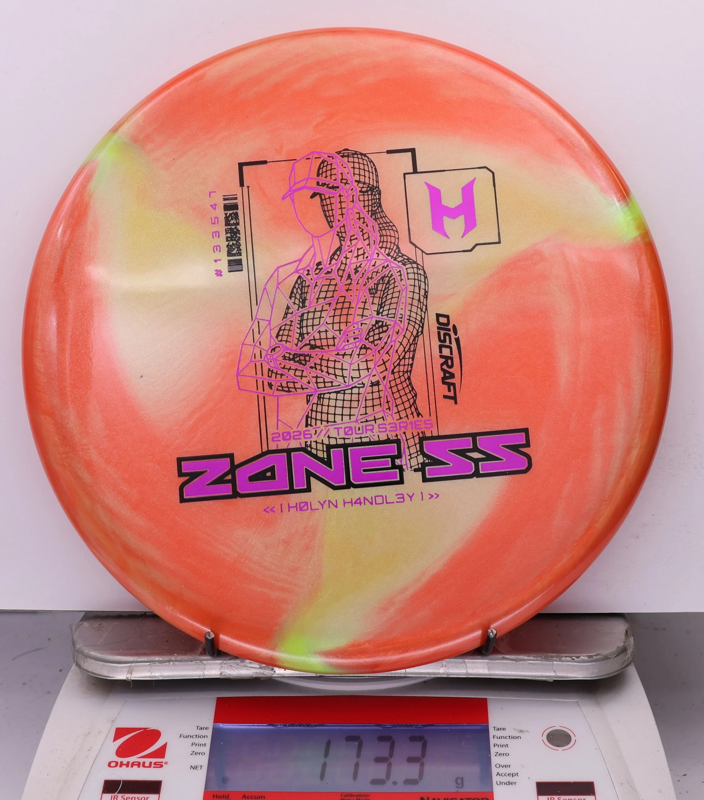 1012613 Big Z Titanium Zone SS, Holyn Handly 2026 Tour Series V2 - #15 OrangeYellow, 173