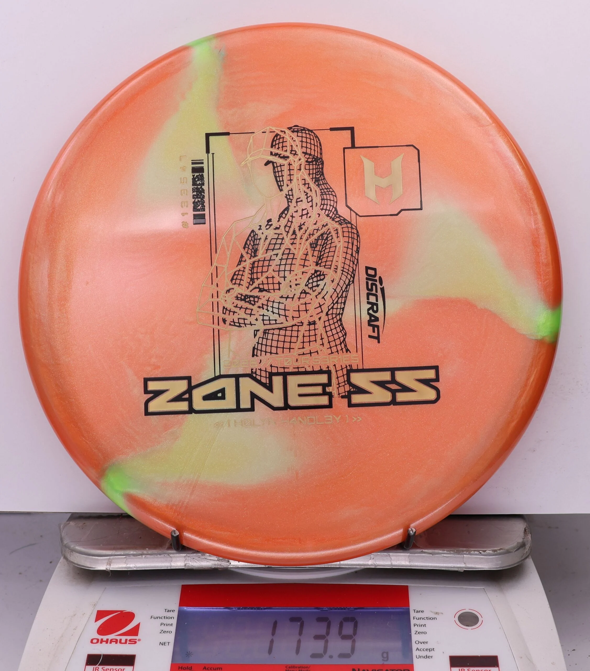 1012614 Big Z Titanium Zone SS, Holyn Handly 2026 Tour Series V2 - #16 OrangeYellow, 174