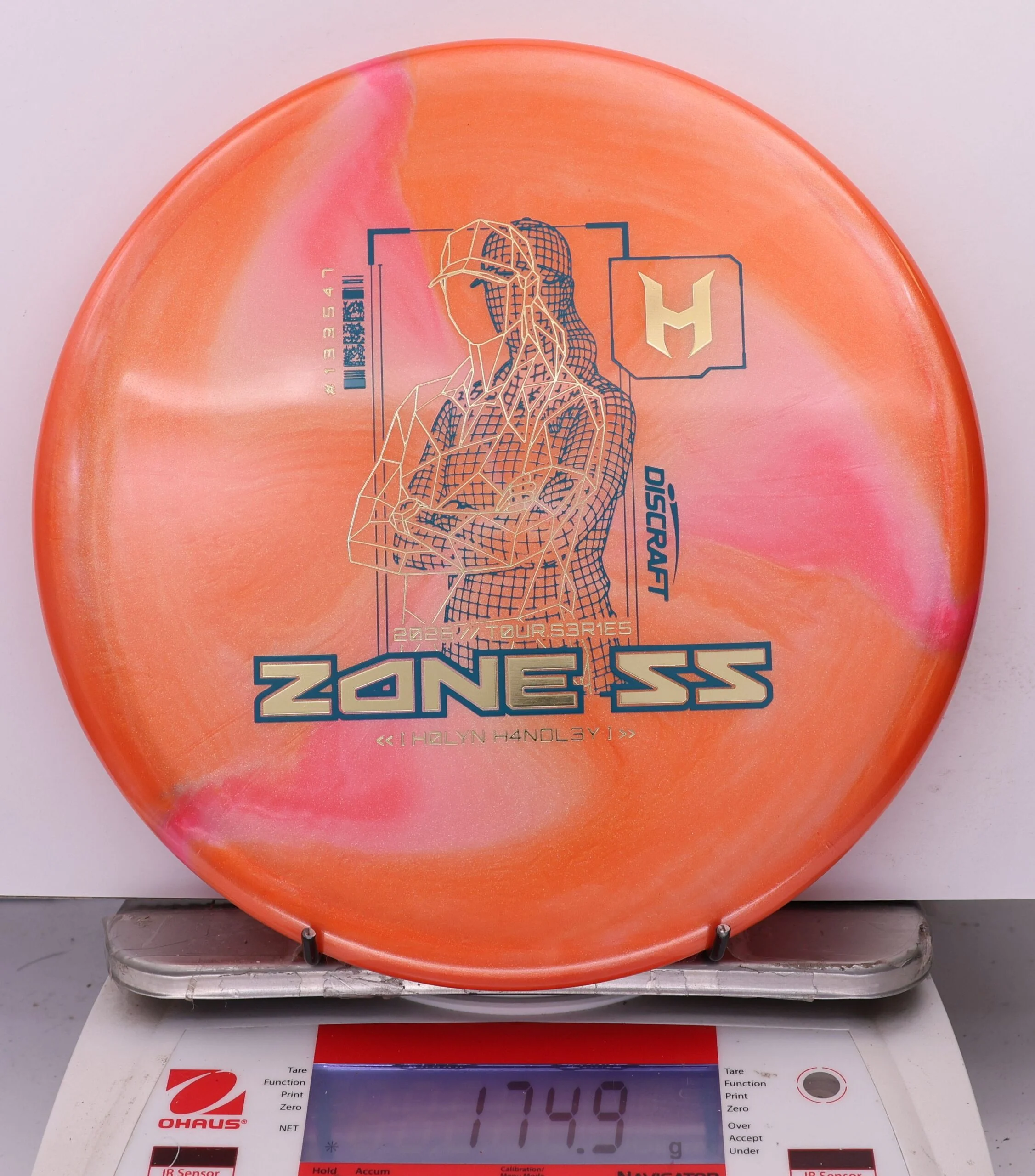 1012639 Big Z Titanium Zone SS, Holyn Handly 2026 Tour Series V2 - #17 OrangePink, 175