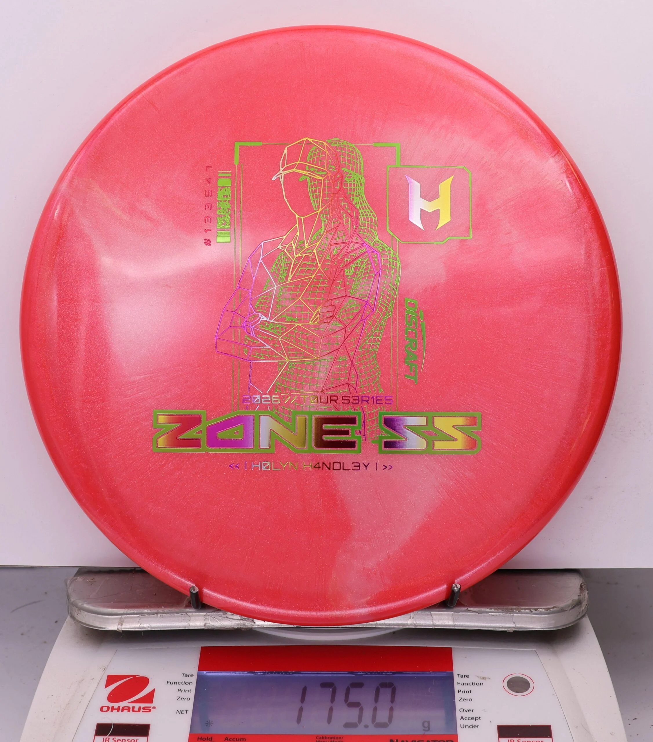 1012640 Big Z Titanium Zone SS, Holyn Handly 2026 Tour Series V2 - #18 LtRed, 175