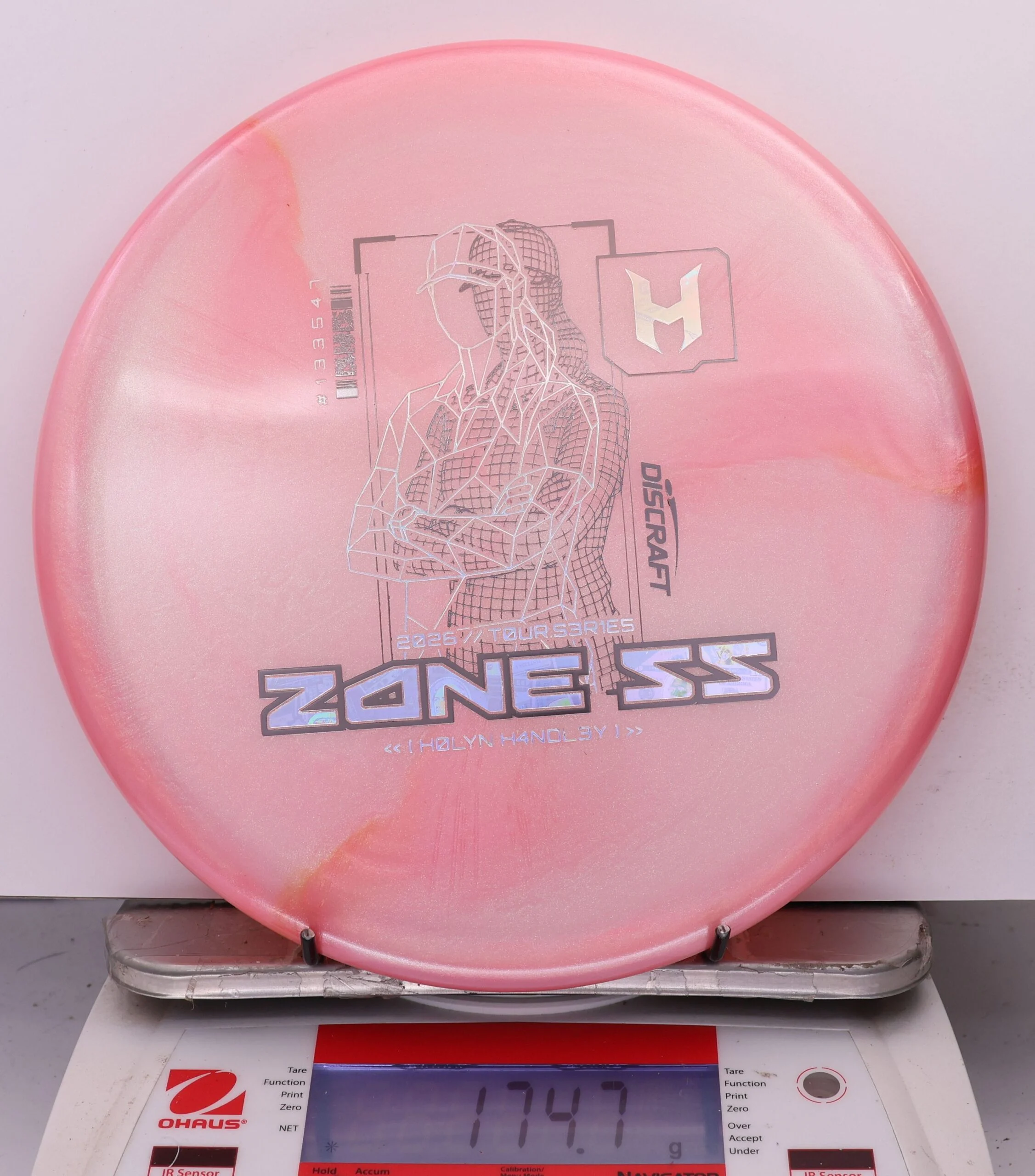 1012641 Big Z Titanium Zone SS, Holyn Handly 2026 Tour Series V2 - #19 Pink, 175