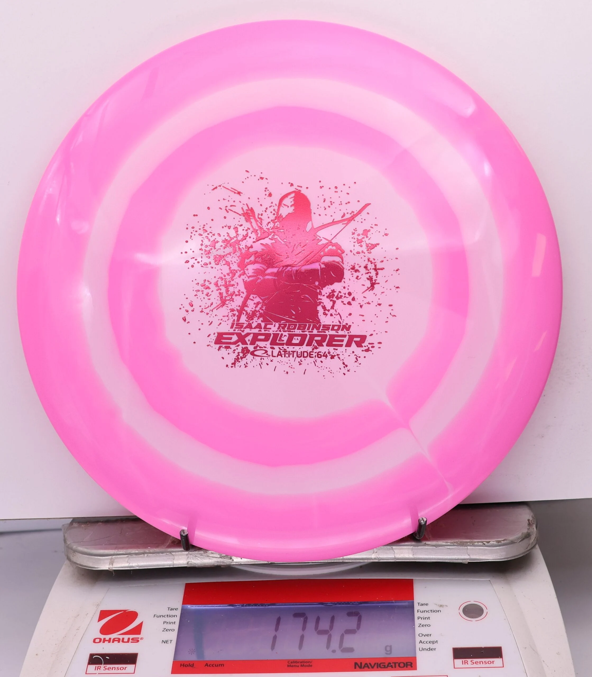 1014593 Gold Bullseye Explorer, Isaac Robinson 2025 Team Series - #245 PinkWhite, 174