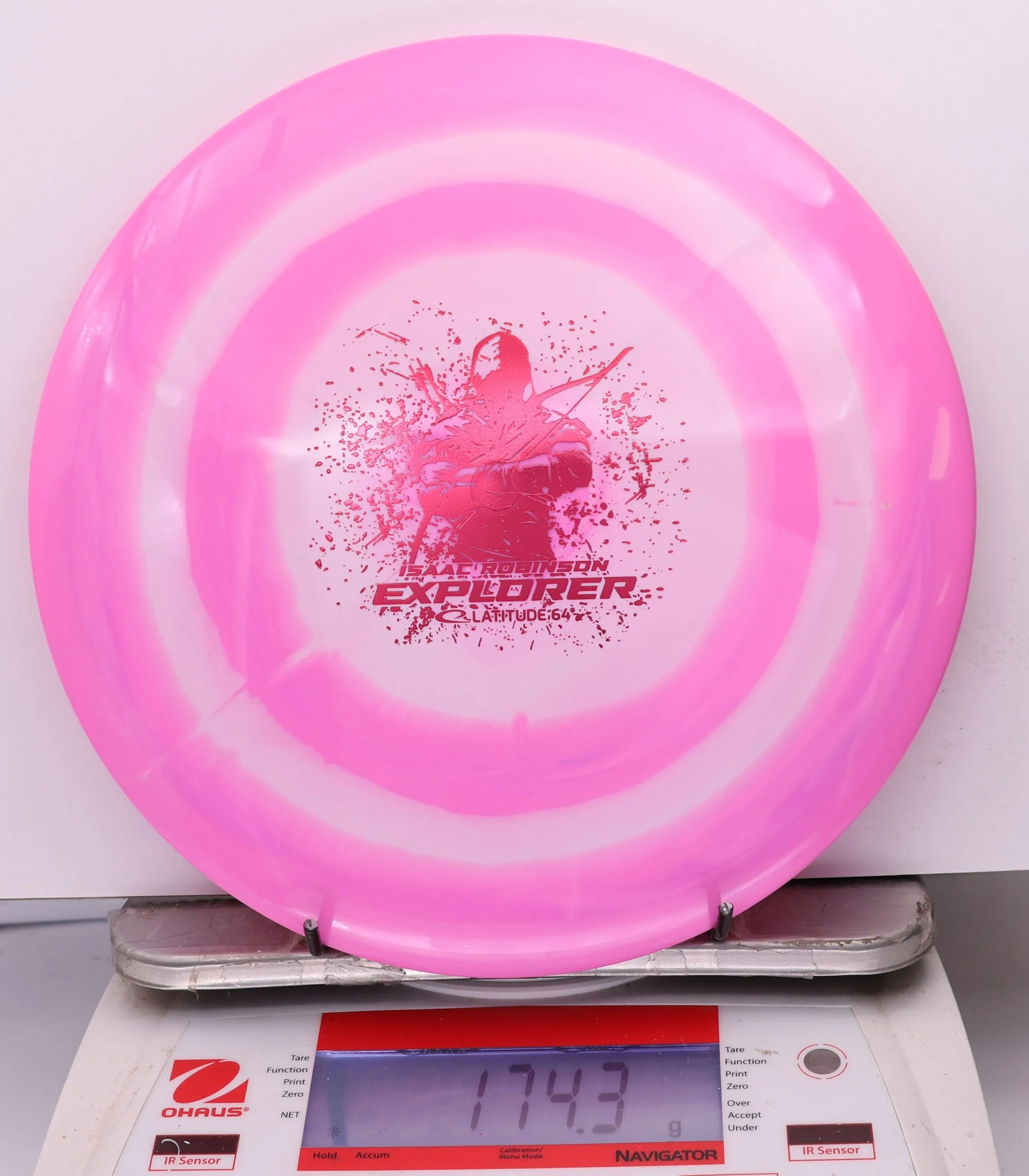 1014604 Gold Bullseye Explorer, Isaac Robinson 2025 Team Series - #248 PinkWhite, 174