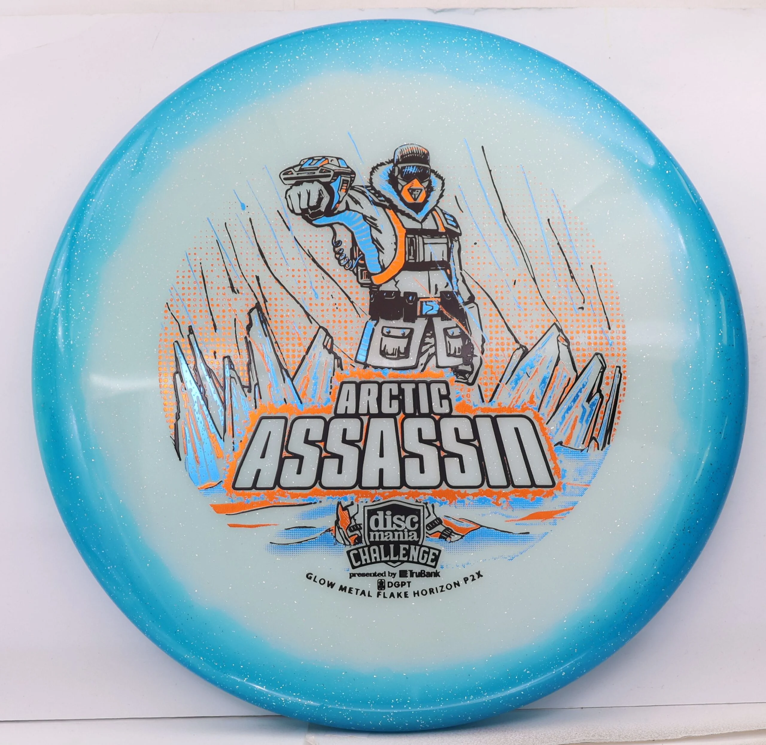 Metal Flake Horizon C-Line P2x, Arctic Assassin - Discmania Challenge