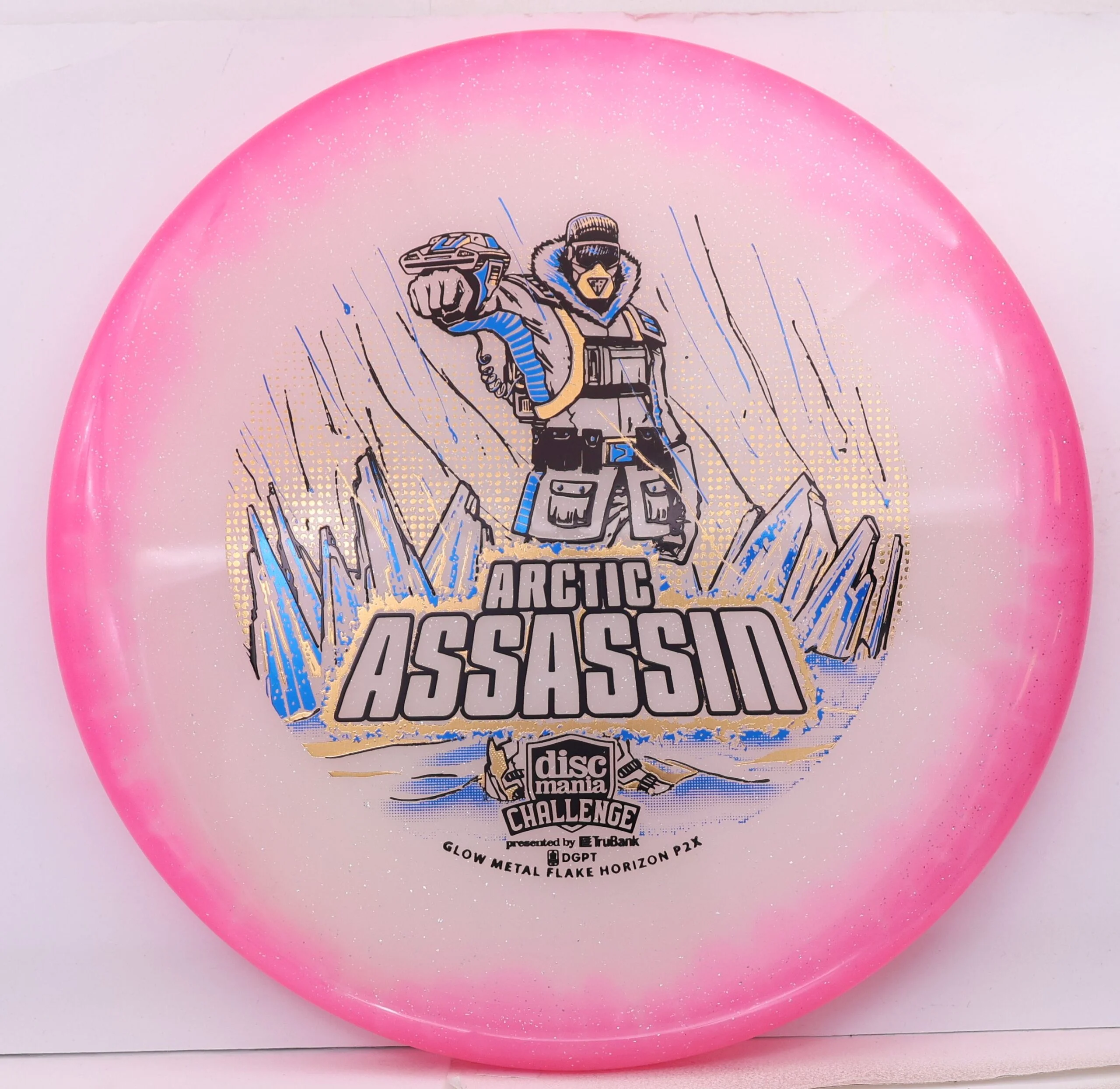 Metal Flake Horizon C-Line P2x, Arctic Assassin - Discmania Challenge - Image 2