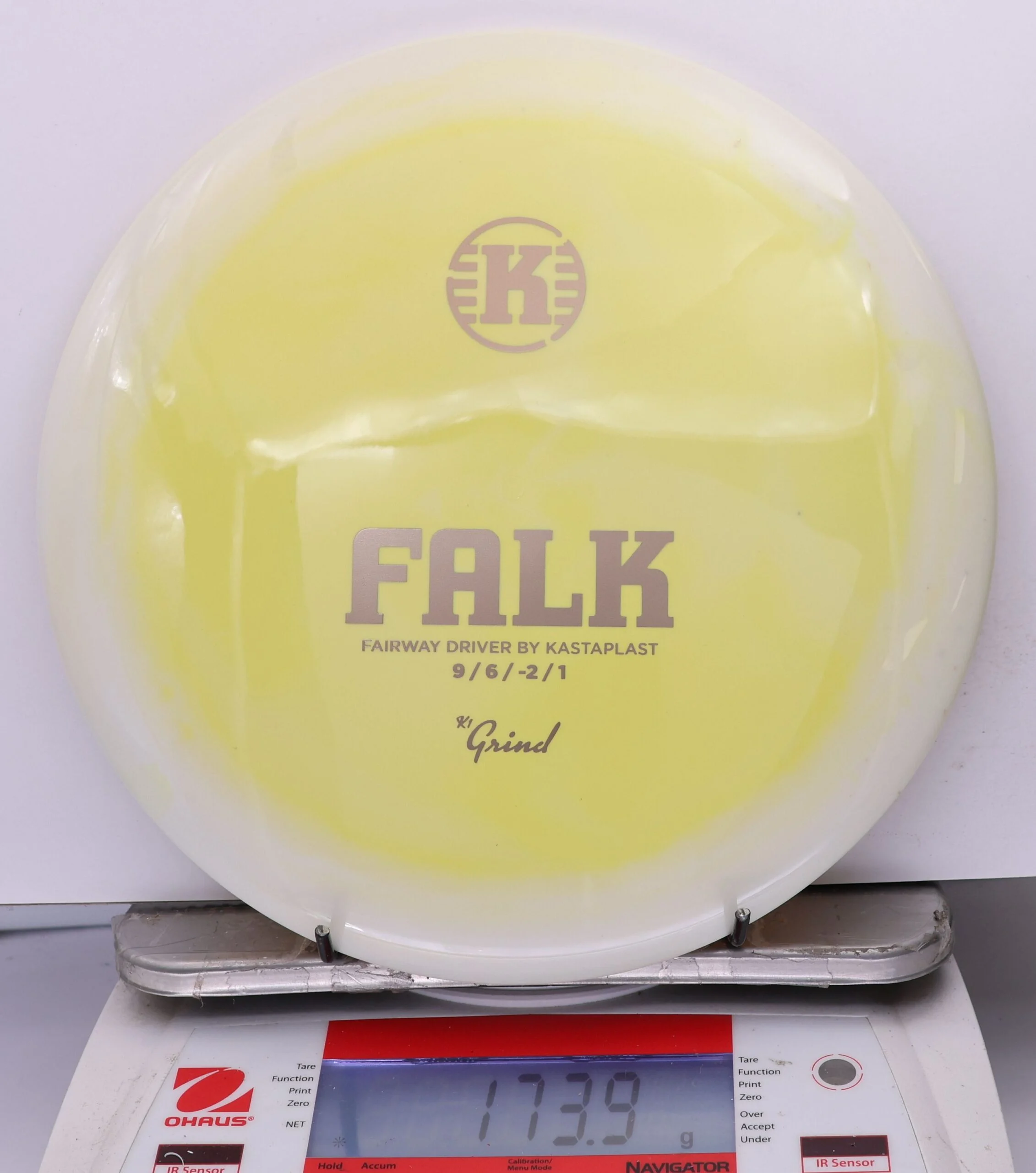 1015472 K1 Grind Falk - #239 White-Yellow, 174