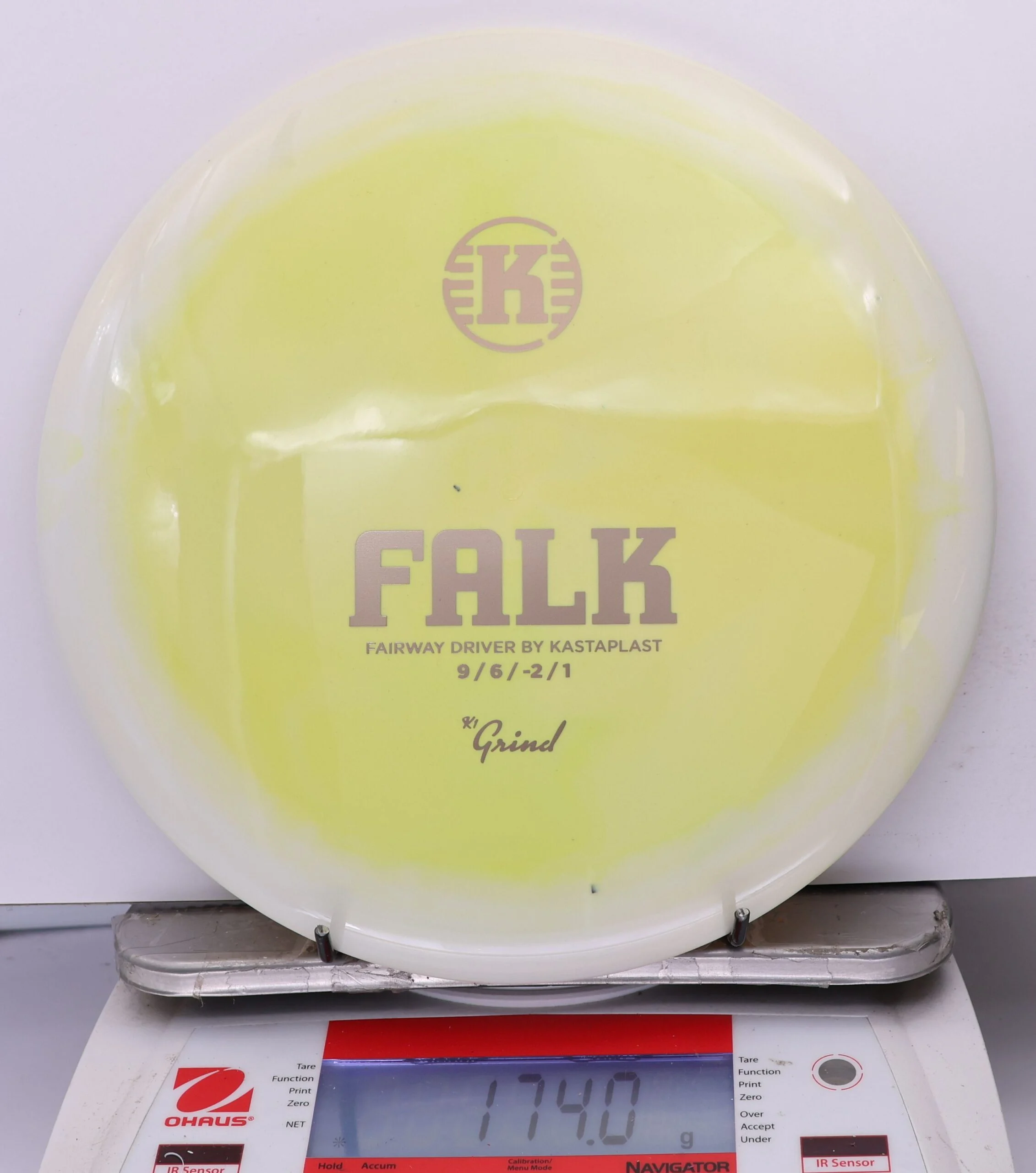 1015473 K1 Grind Falk - #240 White-Yellow, 174