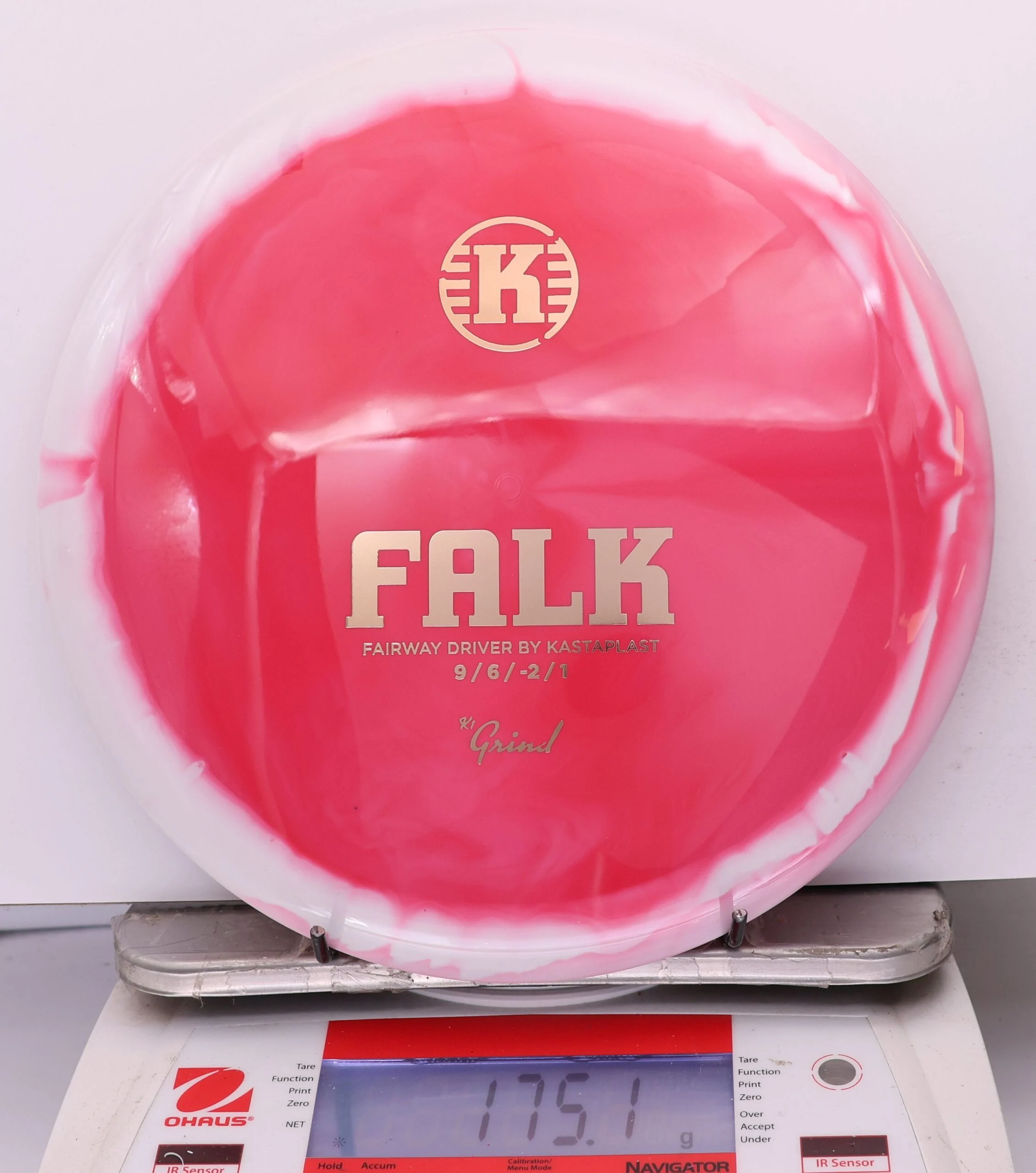1015485 K1 Grind Falk - #243 White-SoftRed, 175