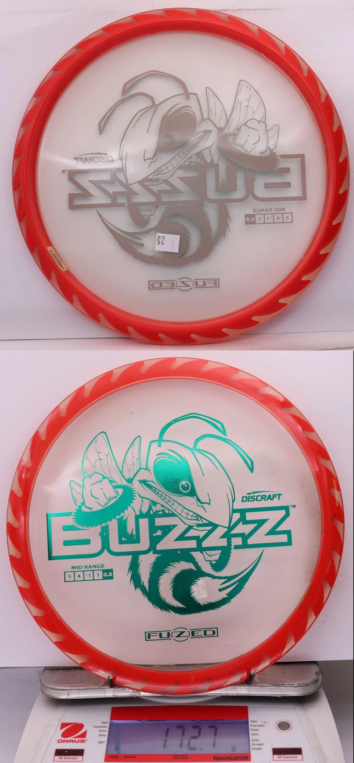 1016904 FuZed Line Buzzz, Buzzzsaw - #25 Clear-Red, 173