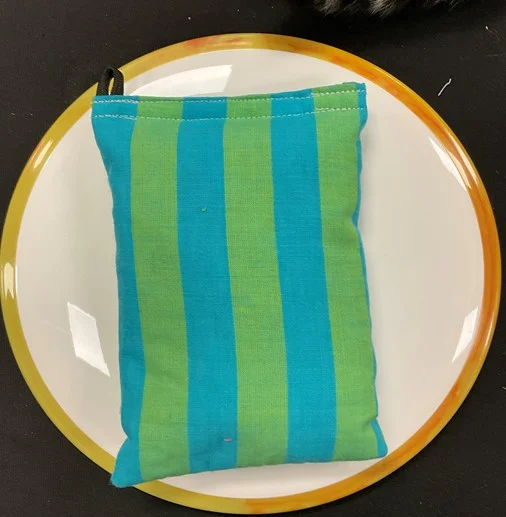 1016424 Chalky Bags XL - Blue Green Stripes, Chalky XL