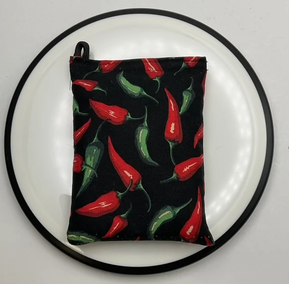 1016425 Chalky Bags XL - Chili Peppers-Black, Chalky XL