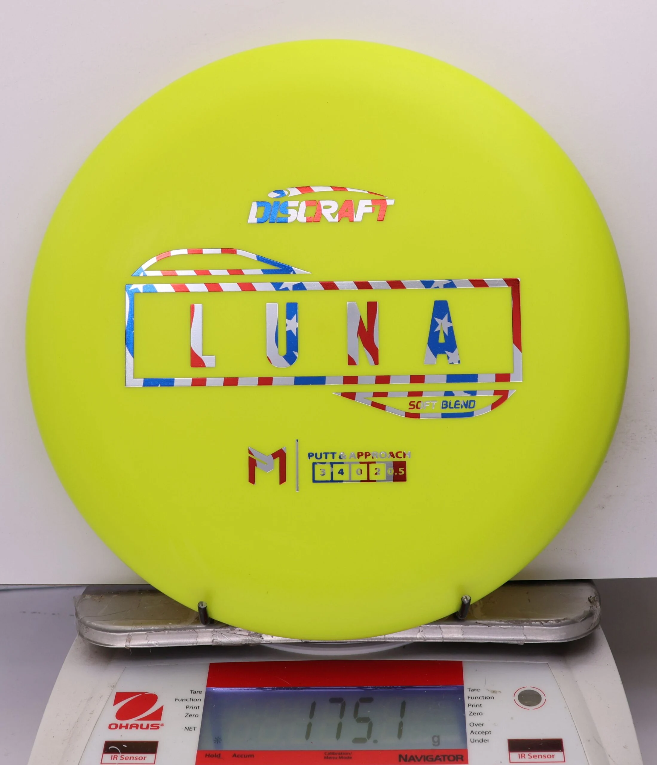1016494 Putter Line Soft Luna, Paul McBeth - #255 Yellow, 175