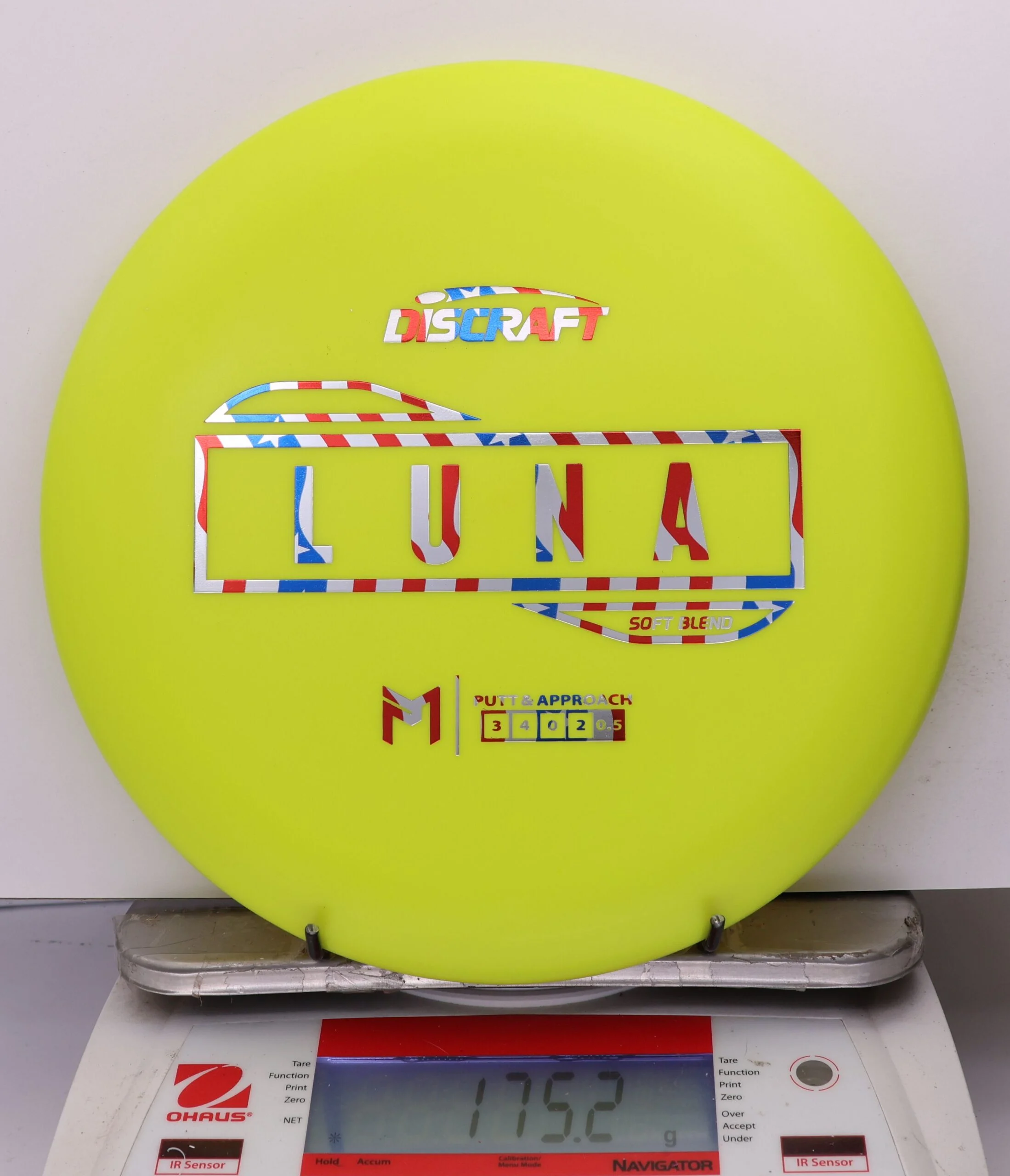 1016495 Putter Line Soft Luna, Paul McBeth - #256 Yellow, 175