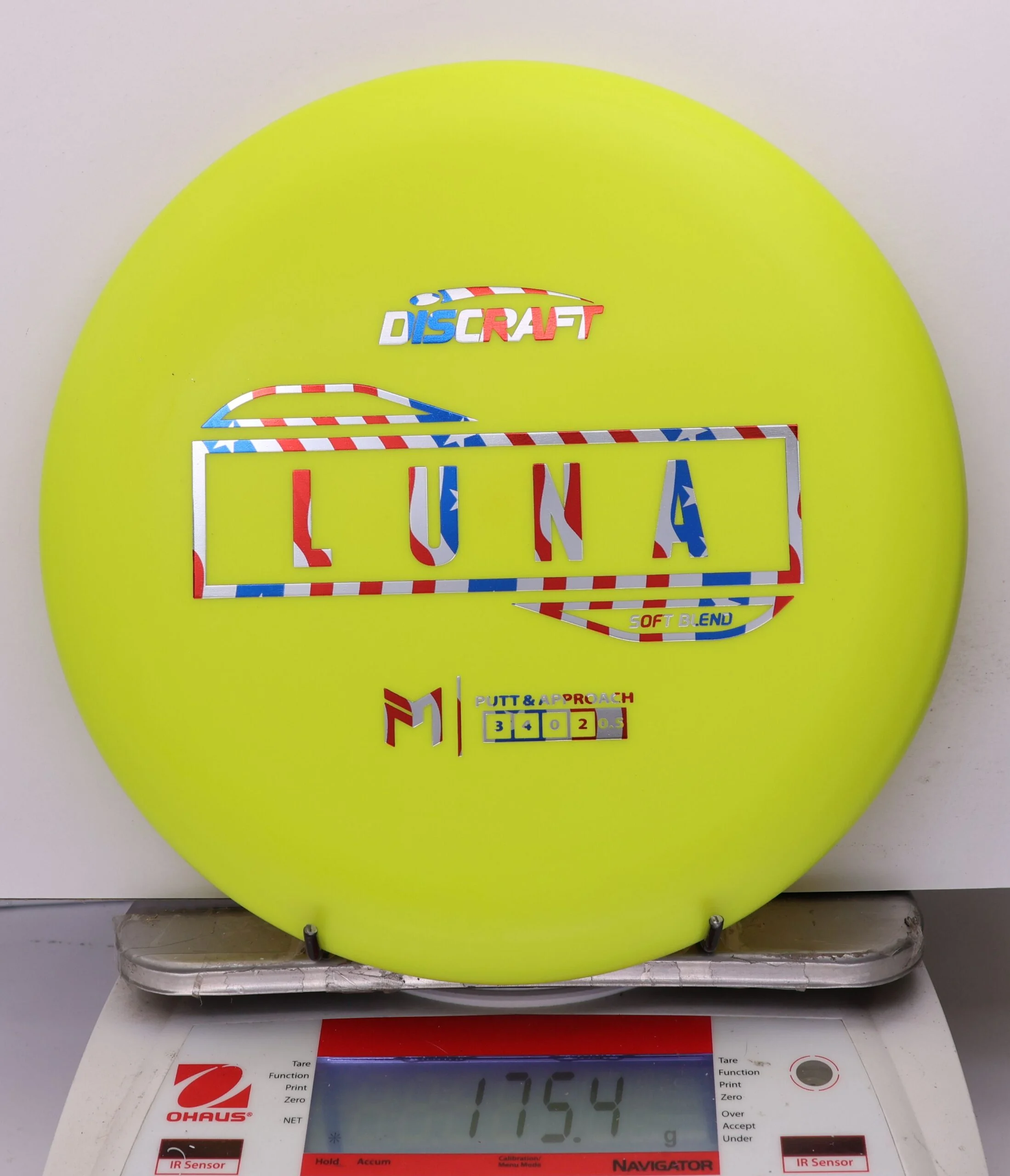 1016496 Putter Line Soft Luna, Paul McBeth - #257 Yellow, 175