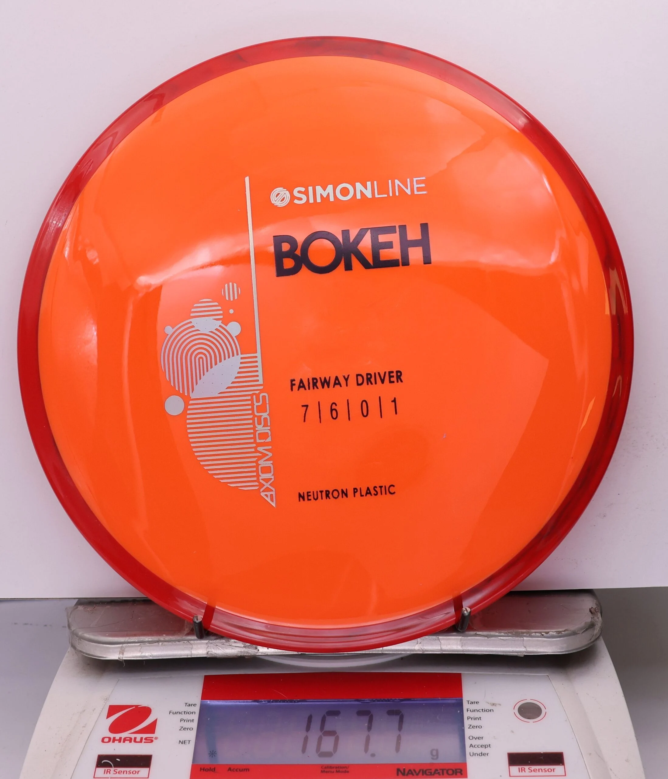 1016622 Simon Line Neutron Bokeh - #10 Red-Orange, 168