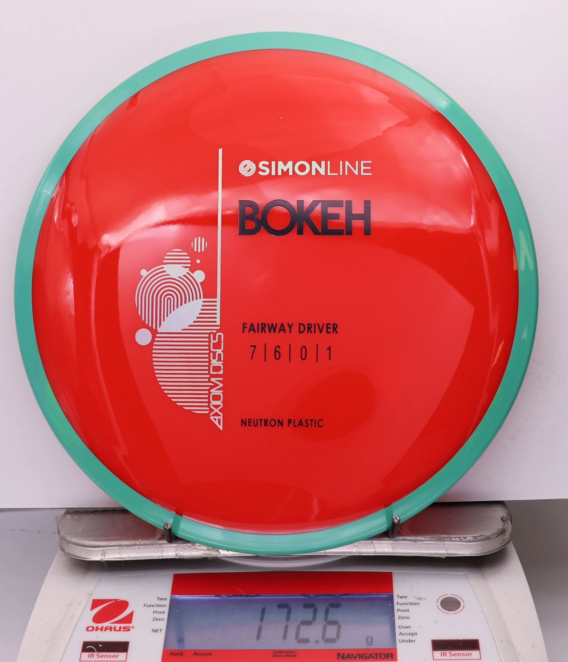 1016629 Simon Line Neutron Bokeh - #11 Aqua-Red, 173