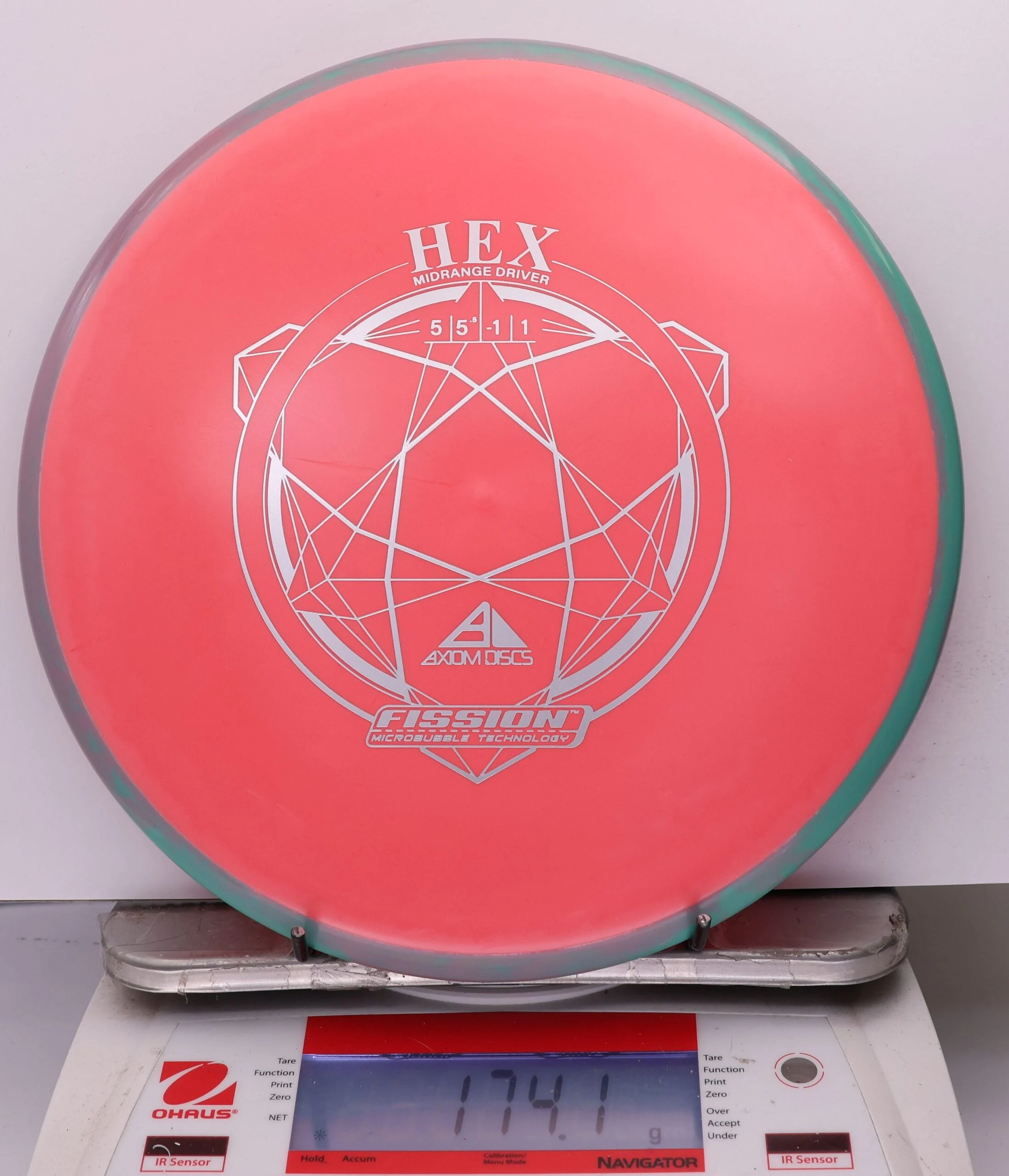 1016716 Fission Hex - #16 GrayGreen-LtRed, 174