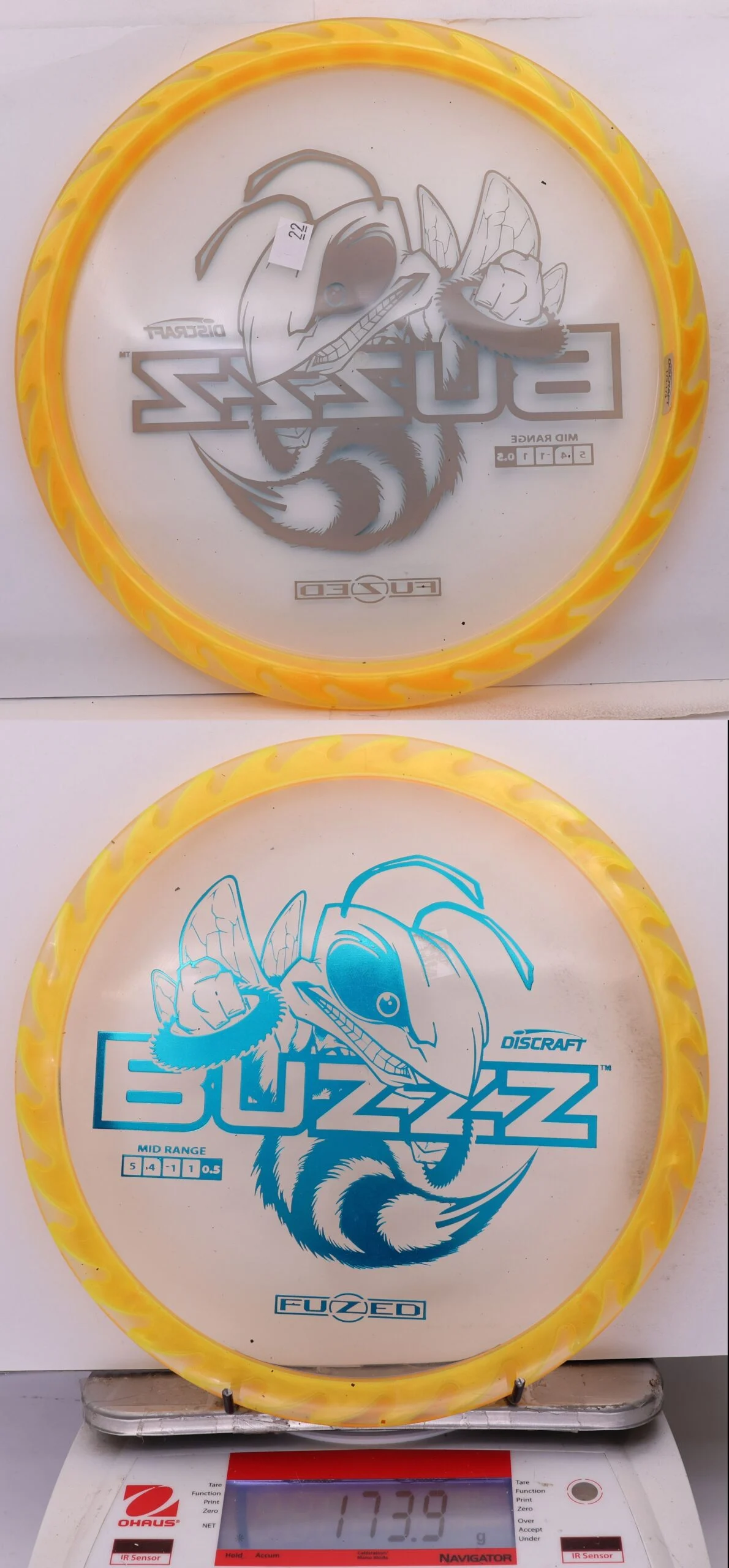 1016887 FuZed Line Buzzz, Buzzzsaw - #22 Clear-LtOrange, 174