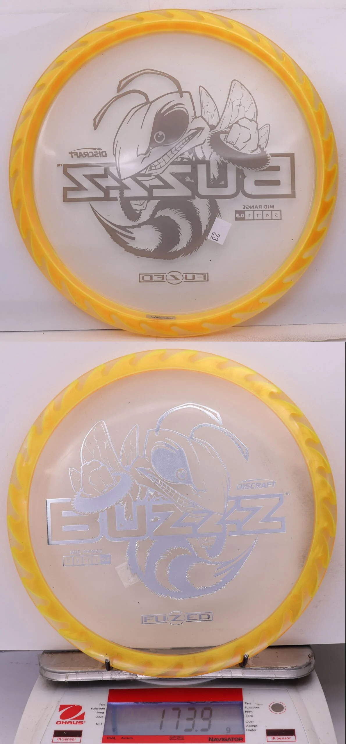 1016888 FuZed Line Buzzz, Buzzzsaw - #23 Clear-LtOrange, 174