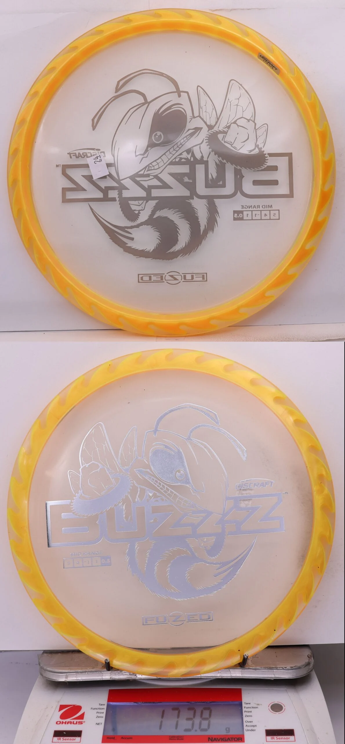 1016889 FuZed Line Buzzz, Buzzzsaw - #24 Clear-LtOrange, 174