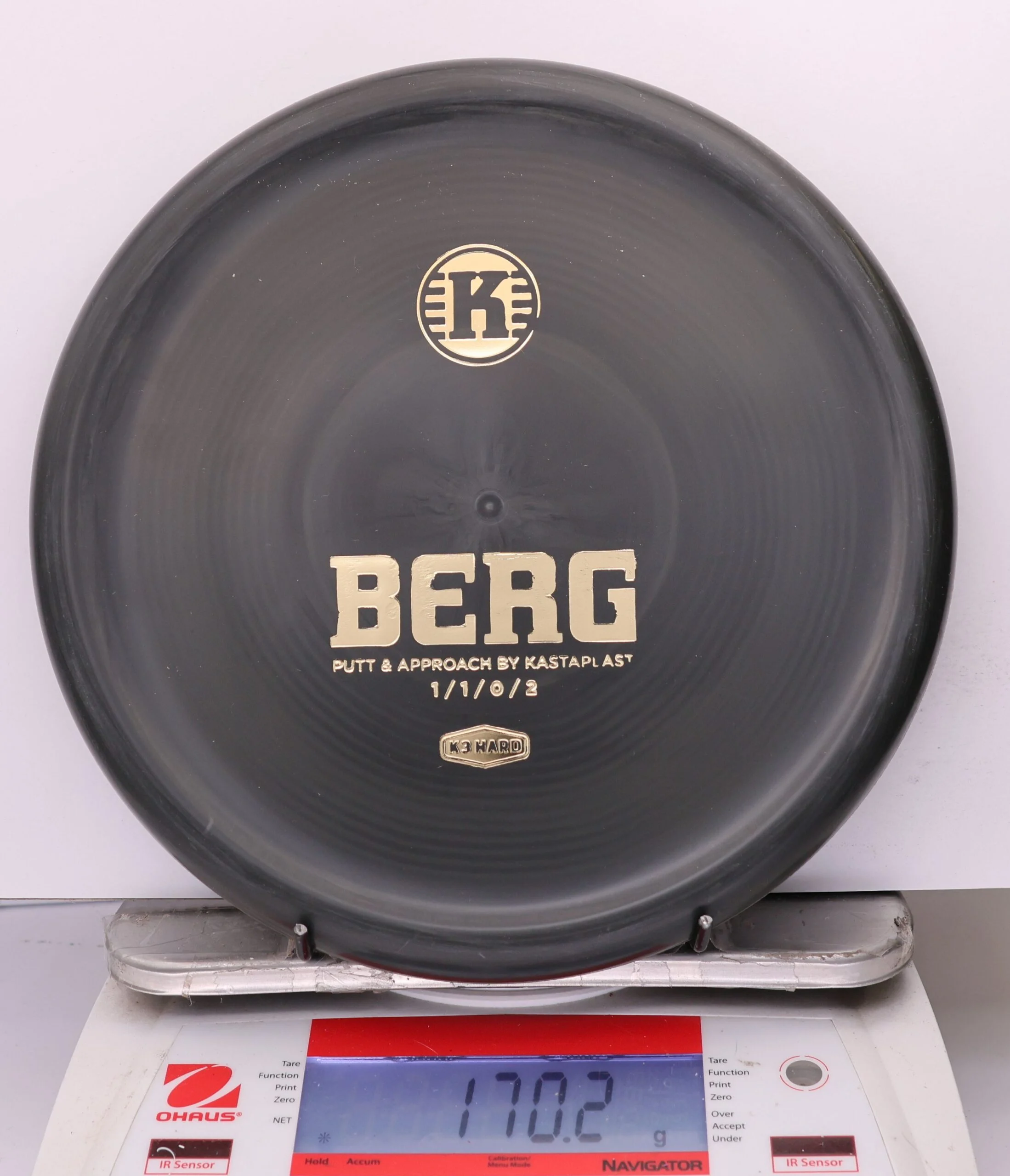 1017058 K3 Hard Berg - #240 Black, 170