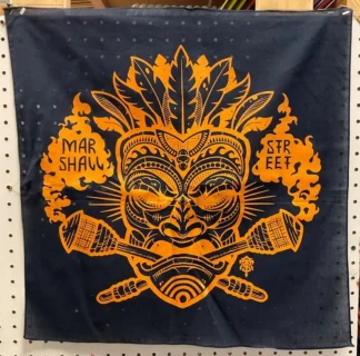 Marshall Street Tiki Mask Bandana