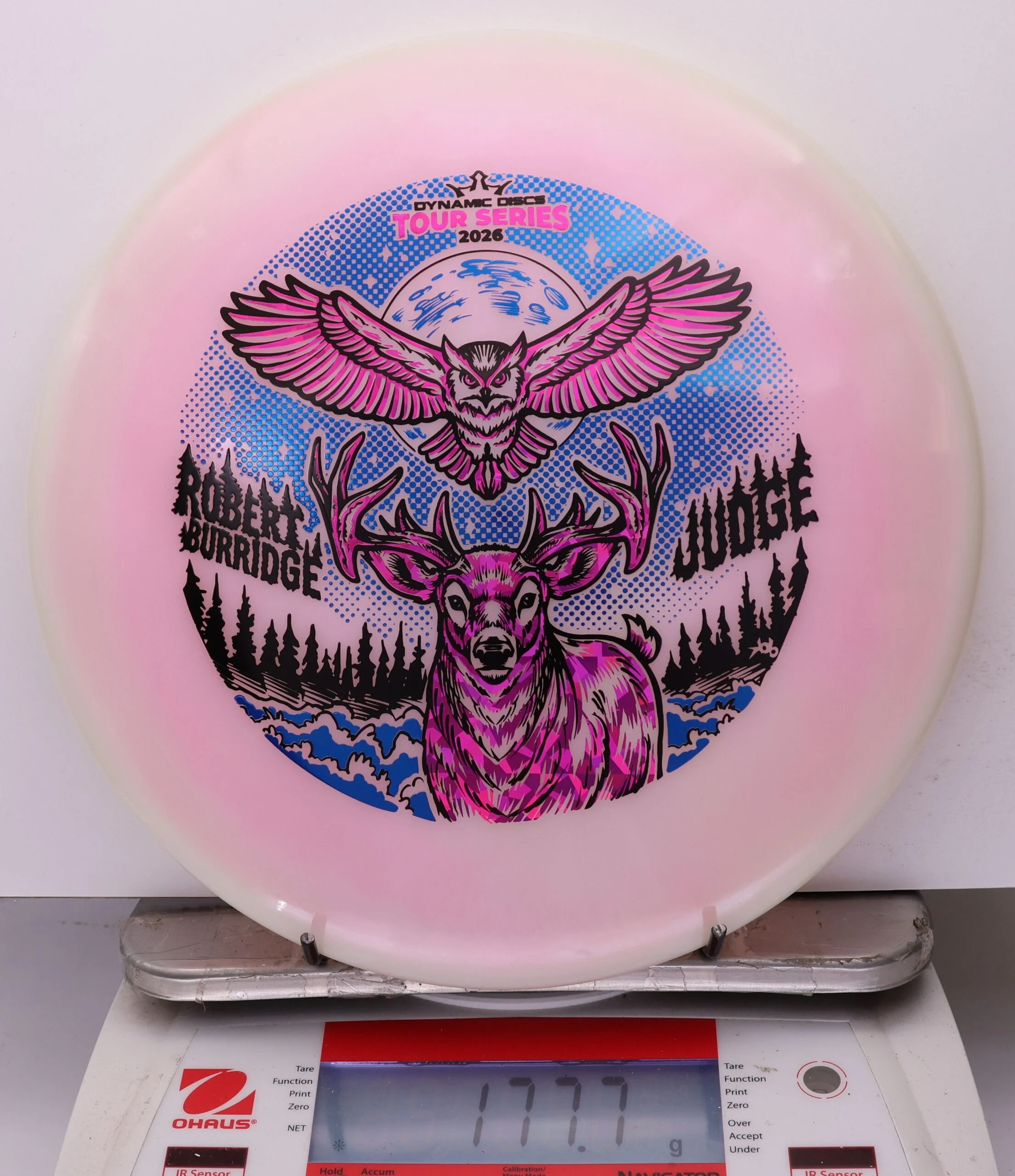 1019555 Lucid X Moonshine Orbit Judge, Robert Burridge 2026 Team Series - #08 White-Pink, 178