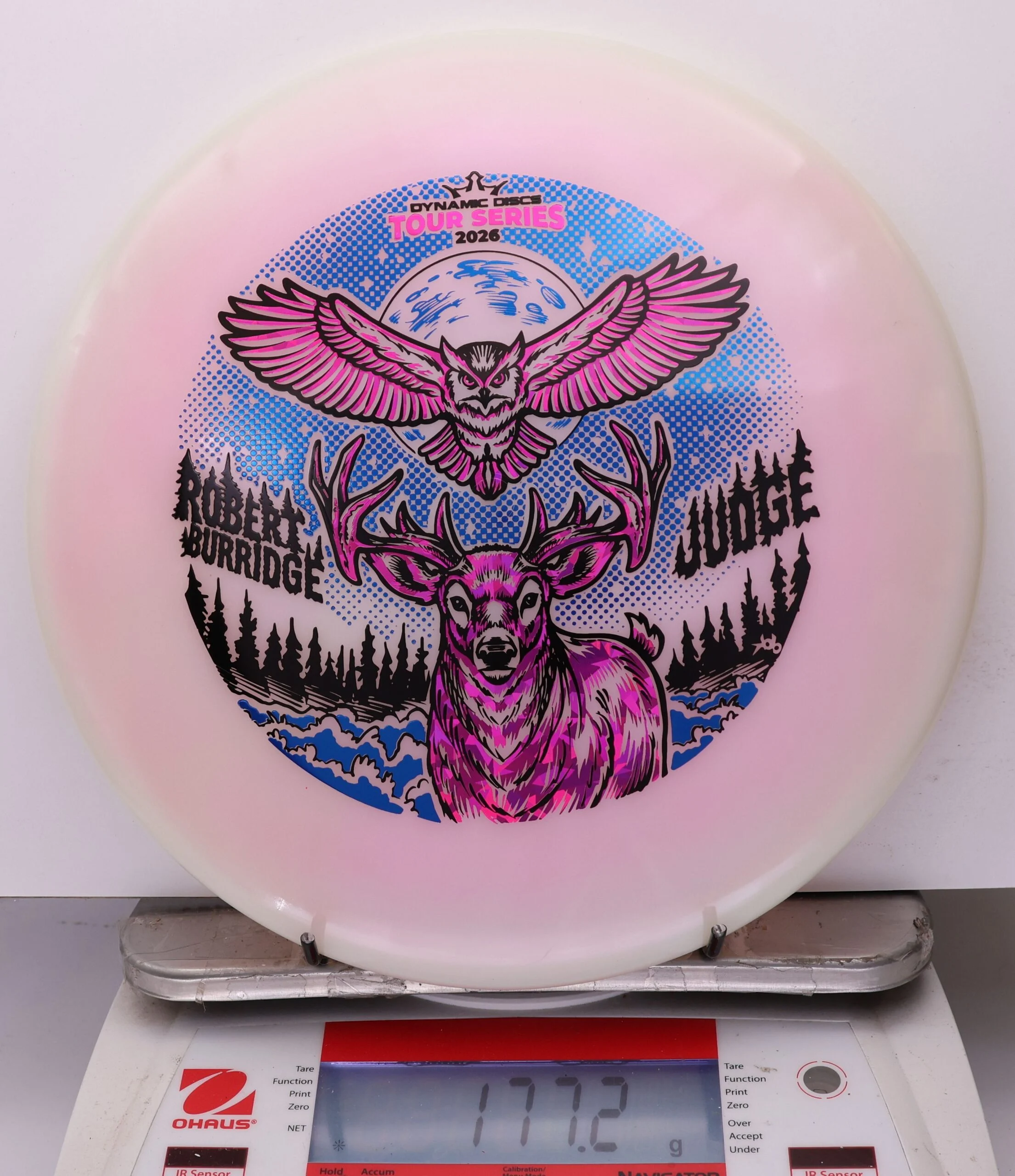1019556 Lucid X Moonshine Orbit Judge, Robert Burridge 2026 Team Series - #09 White-Pink, 177