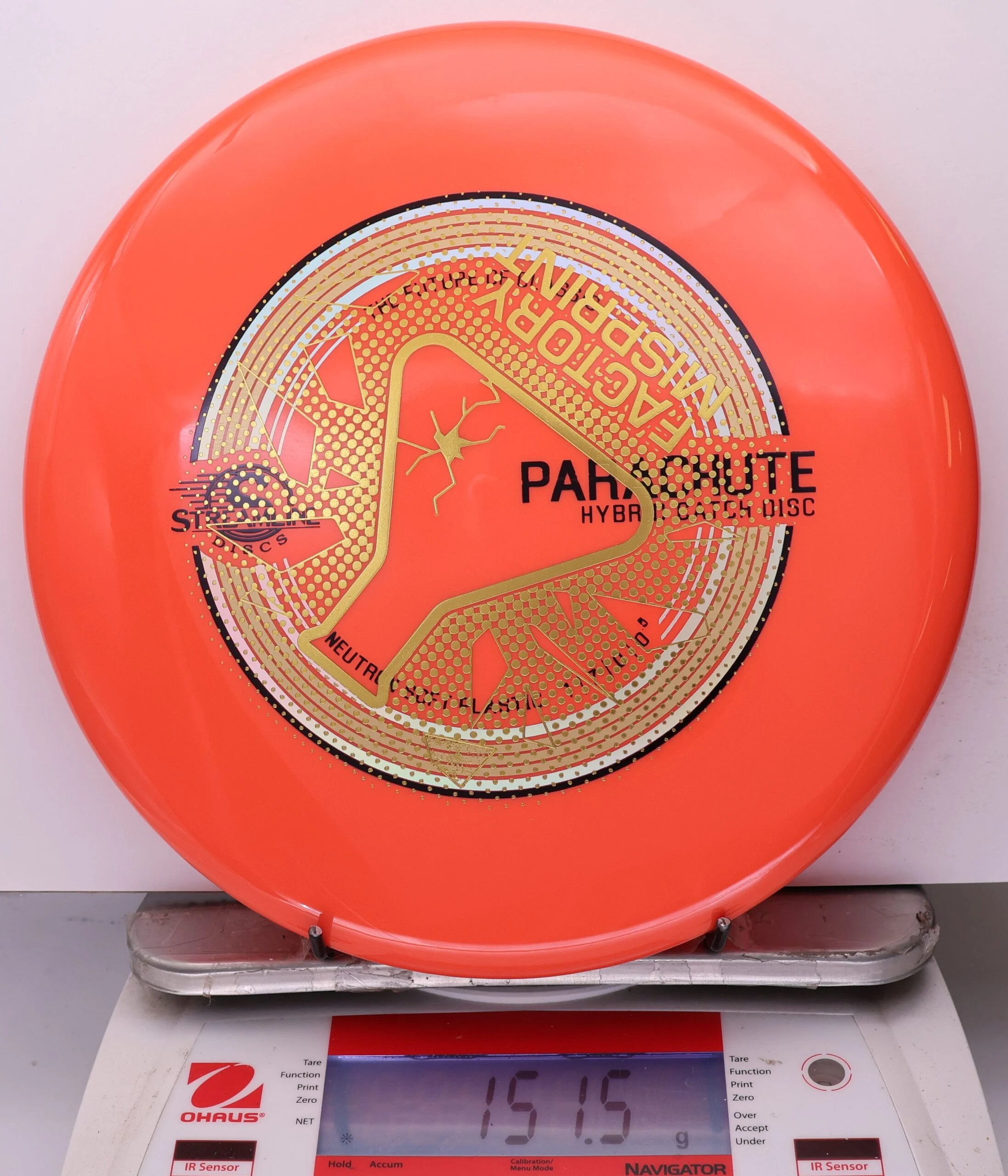 1022422 X-Out Neutron Soft Parachute - #06 Orange, 152
