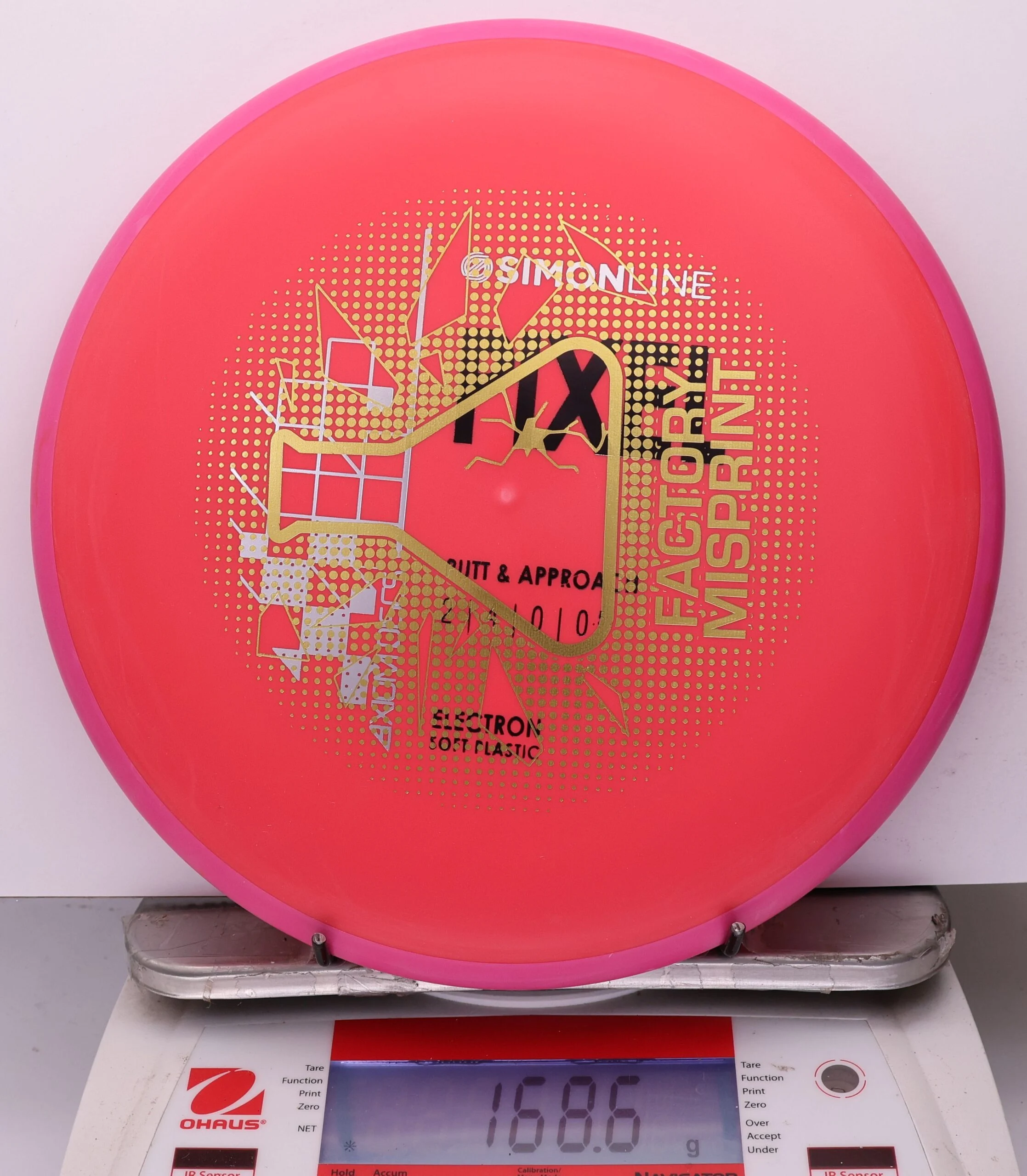 1023091 X-Out Simon Line Electron Soft Pixel - #06 Pink-Red, 169