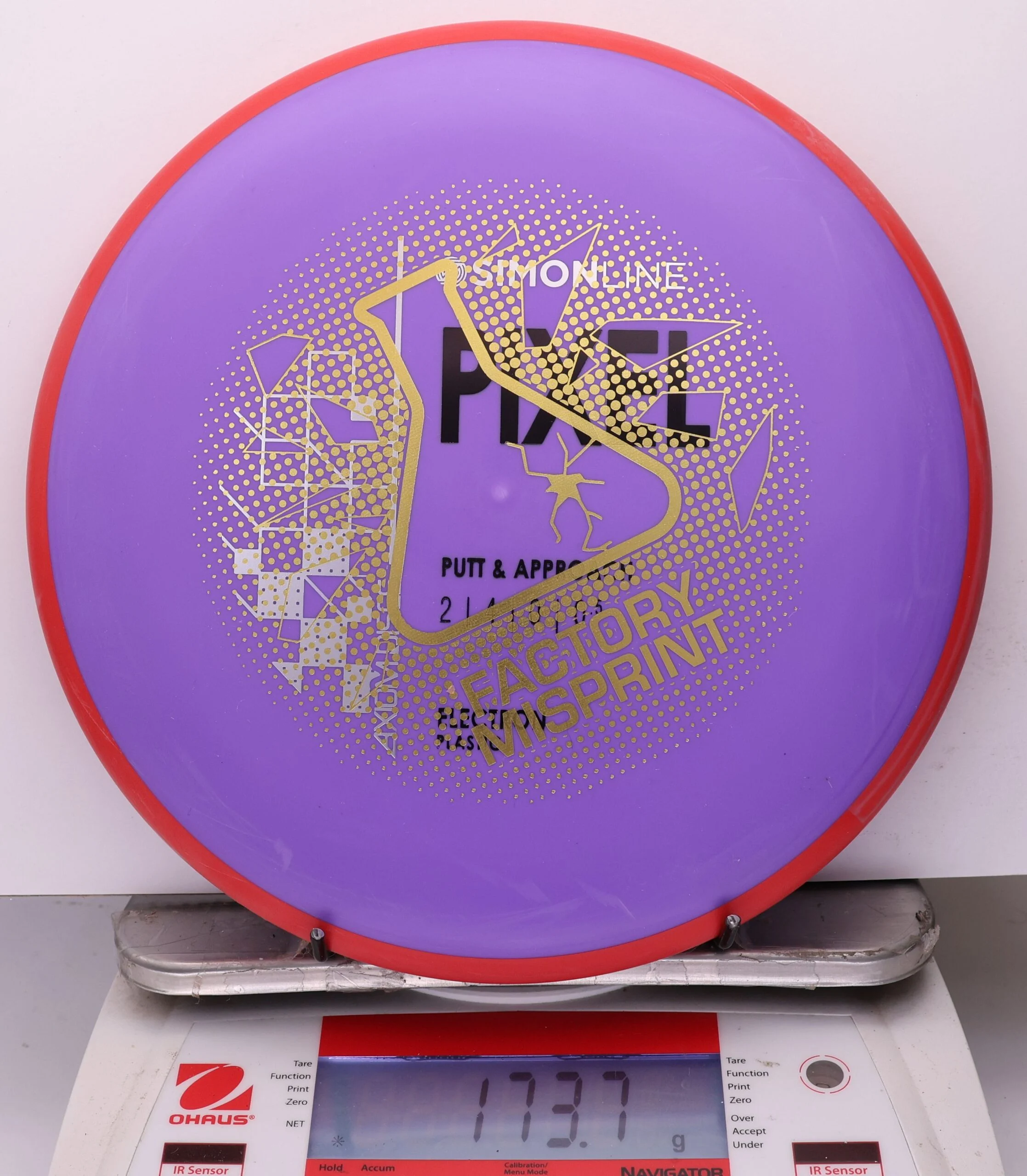 1023117 X-Out Simon Line Electron Pixel - #01 Red-Purple, 174