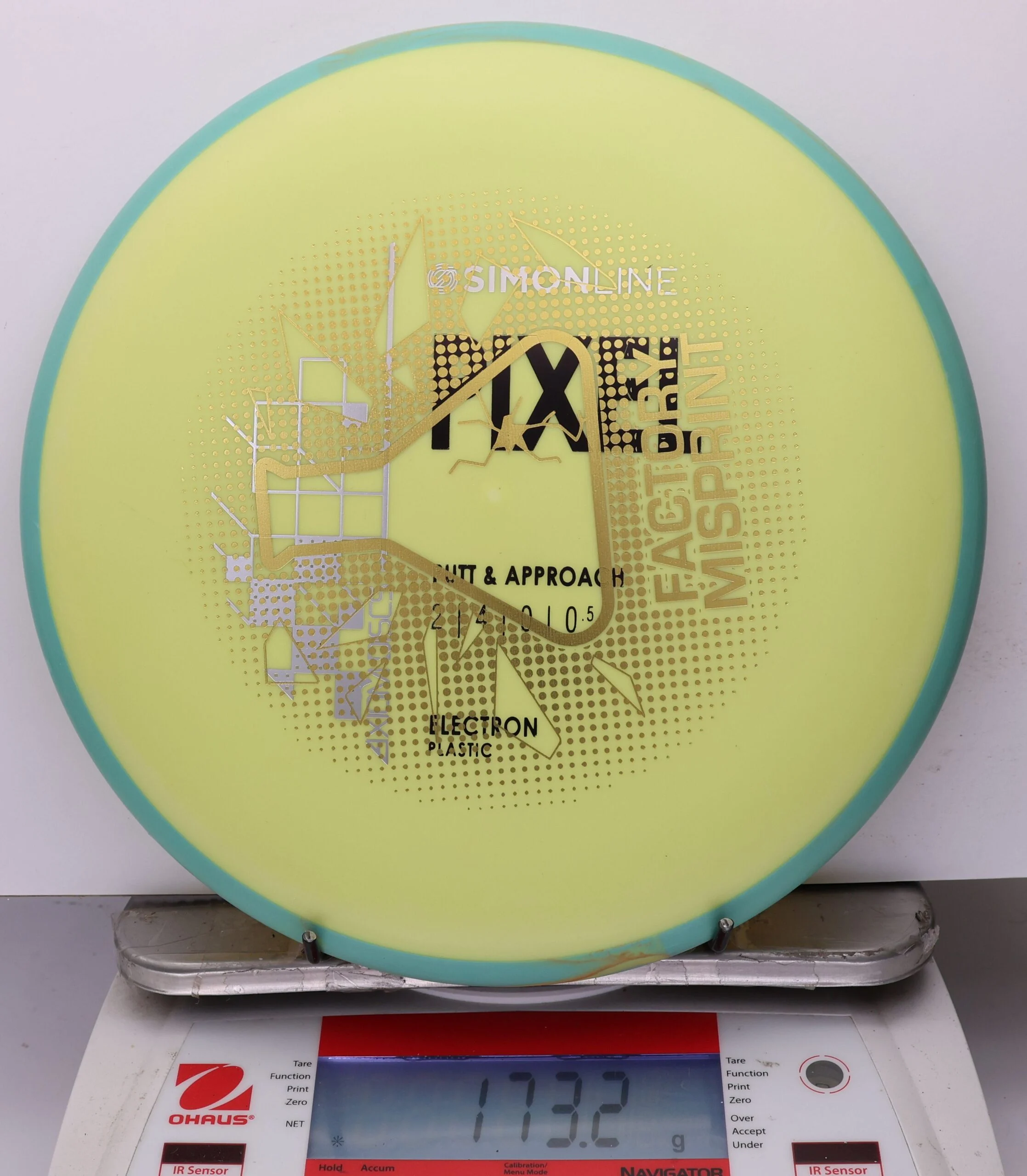 1023118 X-Out Simon Line Electron Pixel - #02 Teal-Grellow, 173
