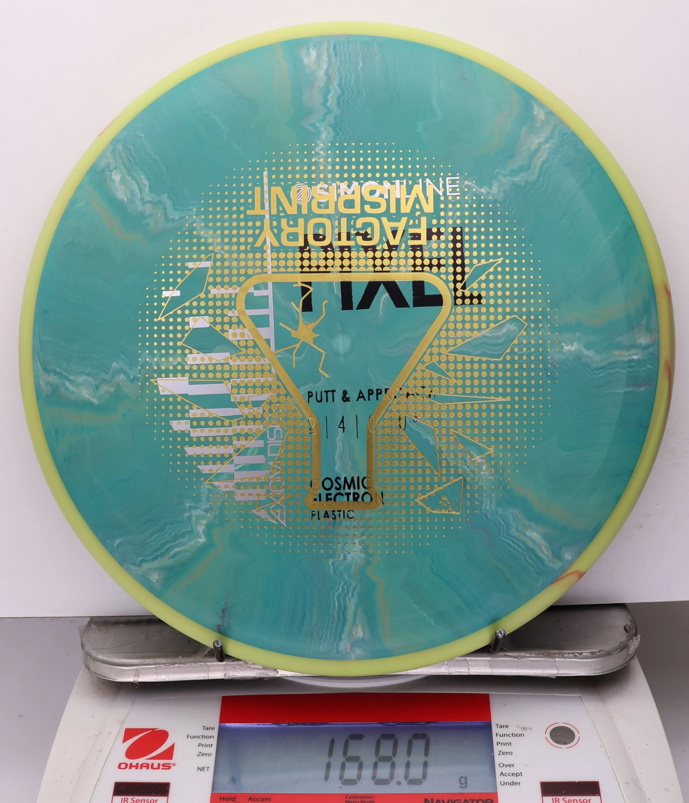 1023122 X-Out Simon Line Cosmic Electron Pixel - #02 Grellow-Teal, 168